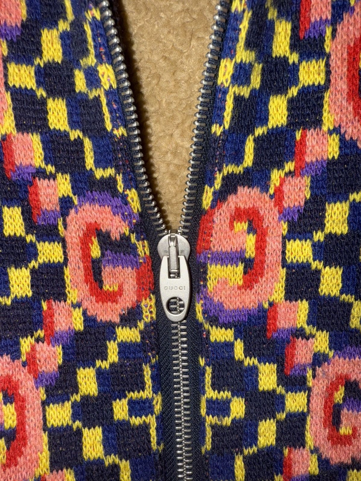 Gucci GUCCI GG jacquard knit jacket (S) Size US S / EU 44-46 / 1 - 5 Thumbnail
