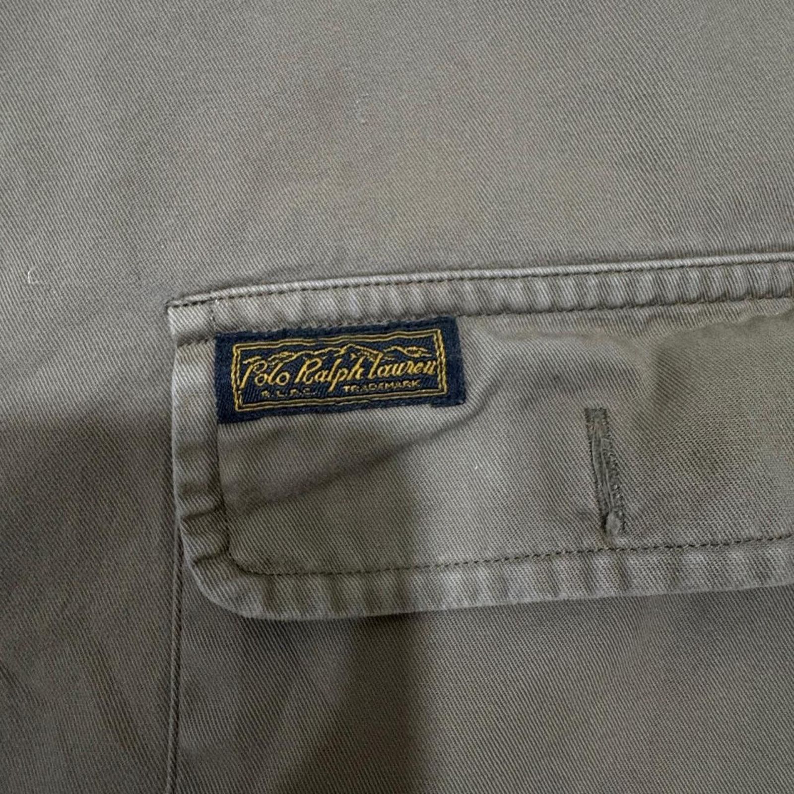 Polo Ralph Lauren Vintage polo ralph lauren khaki double pocket button shirt L Size US L / EU 52-54 / 3 - 4 Thumbnail
