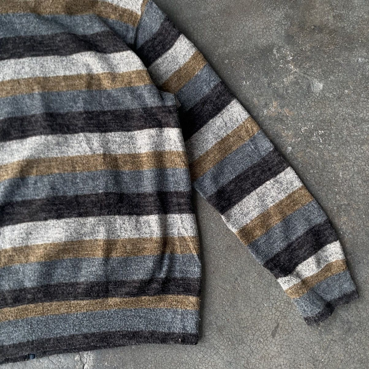 Issey Miyake Issey Miyake Mercibeaucoup Striped Zip Hoodie Jacket Size S / US 4 / IT 40 - 11 Thumbnail