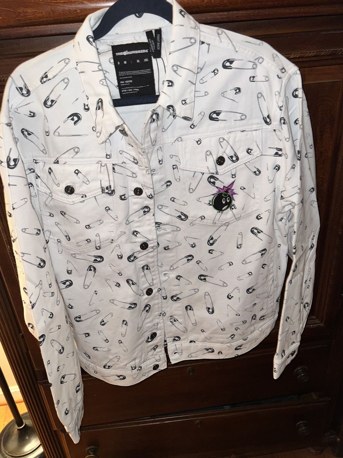 Designer × The Hundreds The Hundreds Large denim jacket Size US L / EU 52-54 / 3 - 1 Thumbnail