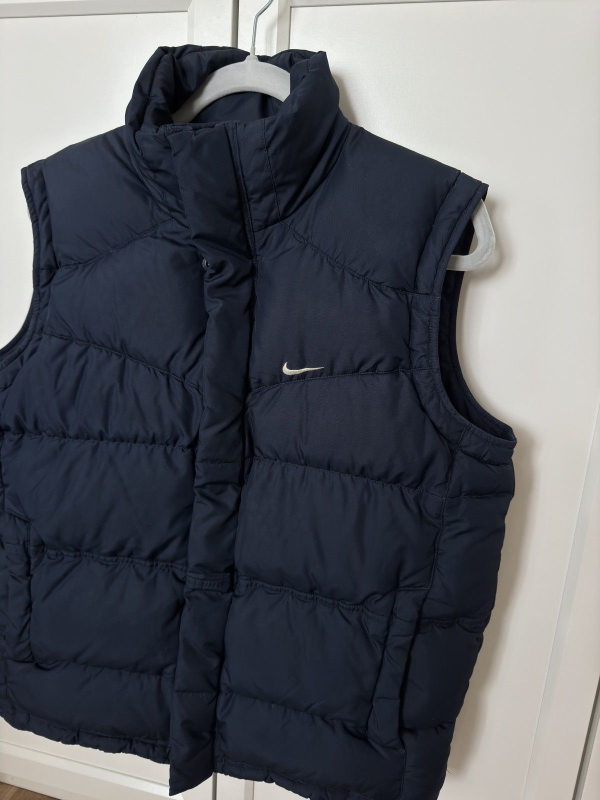 Nike Nike vintage down vest navy small logo 90s Size US S / EU 44-46 / 1 - 2 Thumbnail