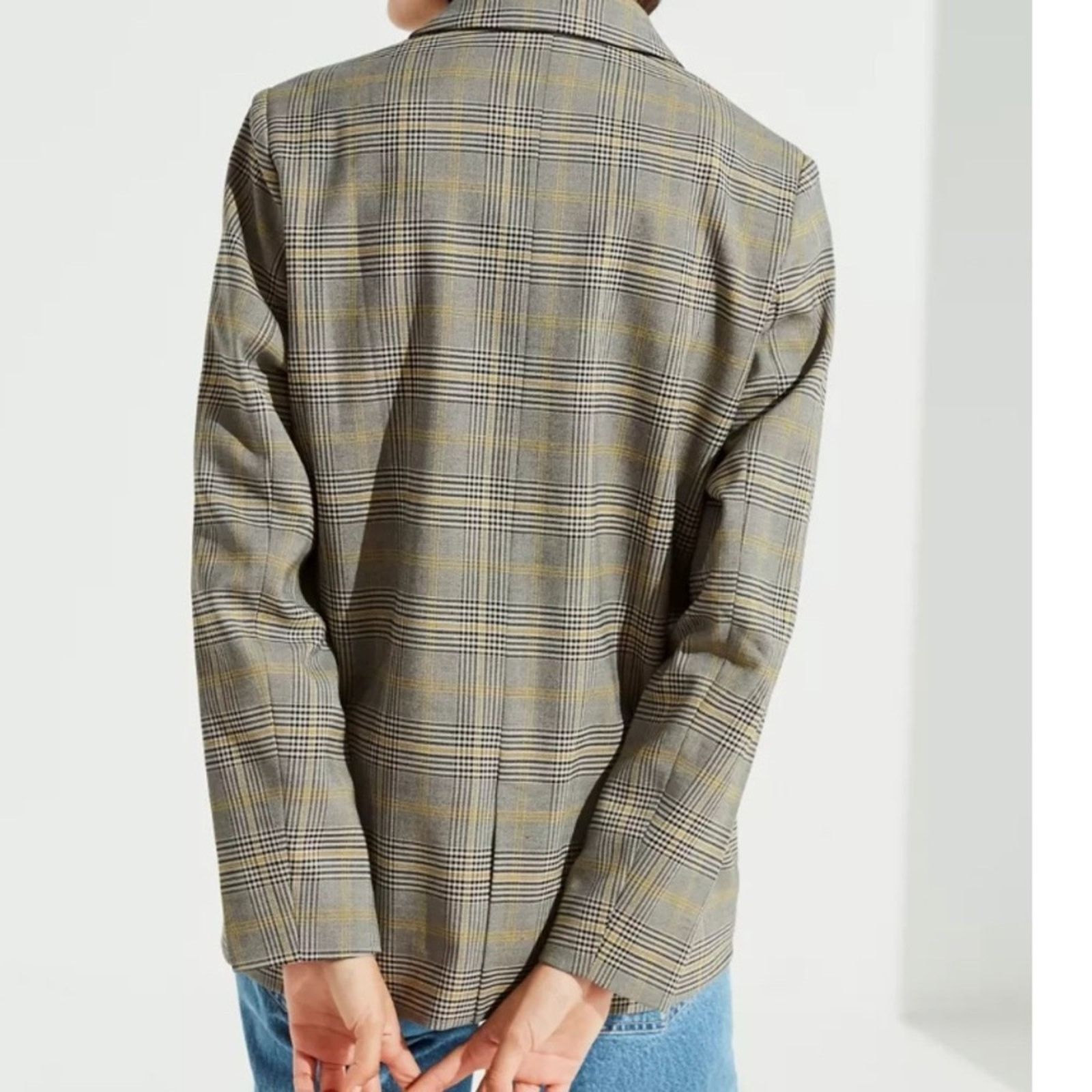 Urban Outfitters New Urban Outfitters $99 Plaid Red Blk Check Blazer S Size S / US 4 / IT 40 - 8 Thumbnail