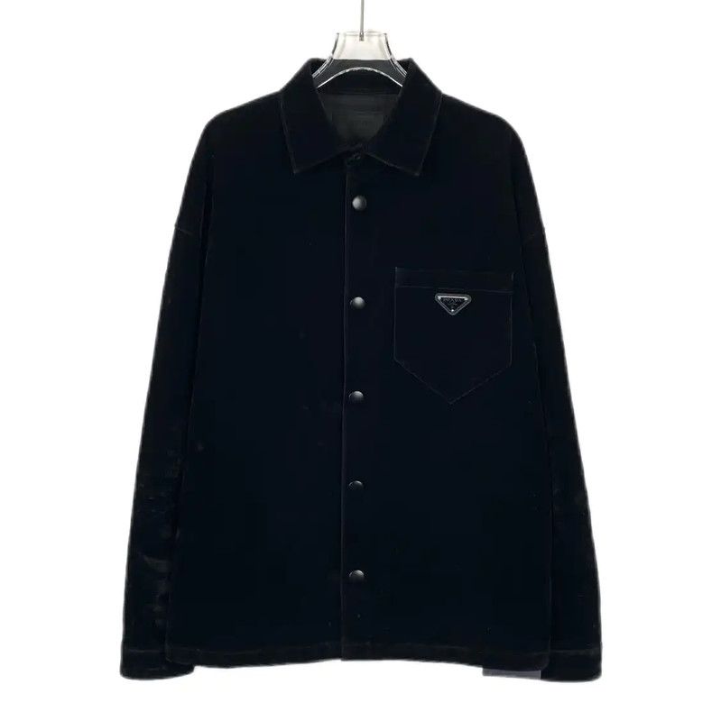 Prada Prada Black Men's Outerwear Jacket Size US L / EU 52-54 / 3 - 1 Thumbnail