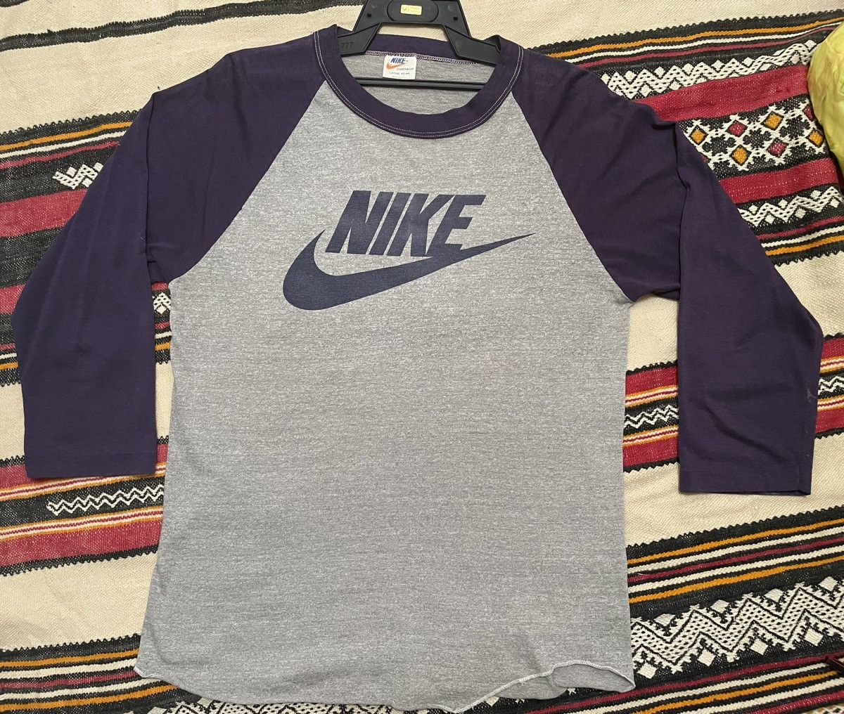 Vintage 70s Nike three Quarter Shirt