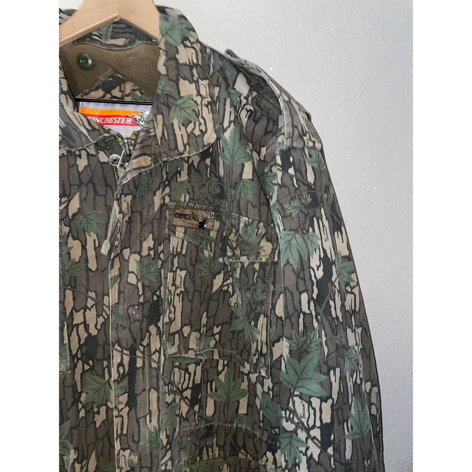 Winchester Vintage Winchester Lined Hunting Camo Jacket VTG Hunt Rebark Size US XL / EU 56 / 4 - 3 Thumbnail