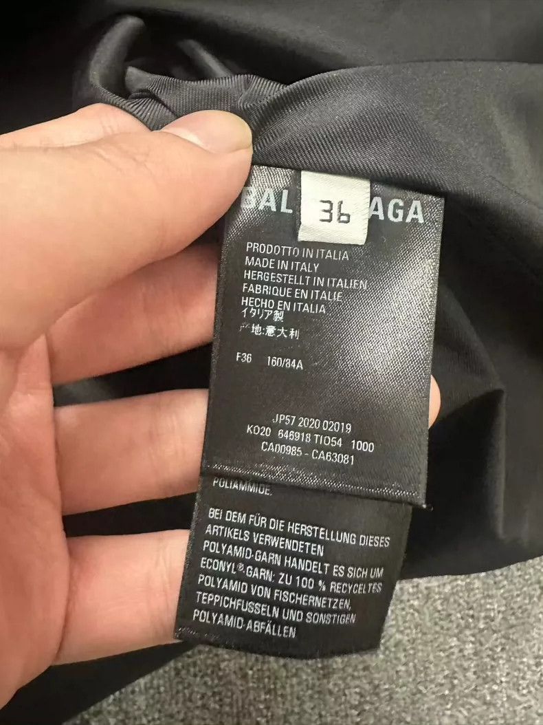 Balenciaga Balenciaga MultiLanguage Lightweight Jacket-2505 Size US S / EU 44-46 / 1 - 5 Thumbnail