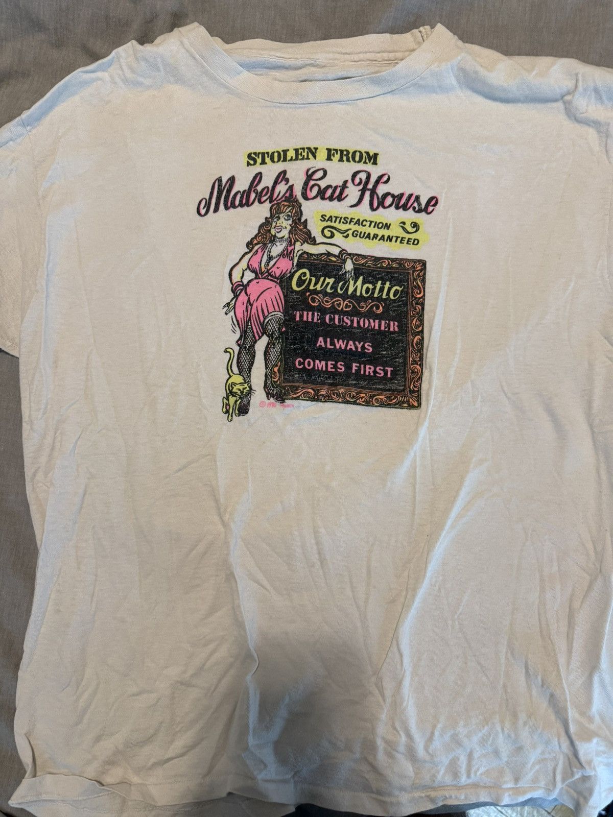 Vintage Vintage Roach 1970 Mabel's Cat House tshirt Size US L / EU 52-54 / 3 - 1 Preview