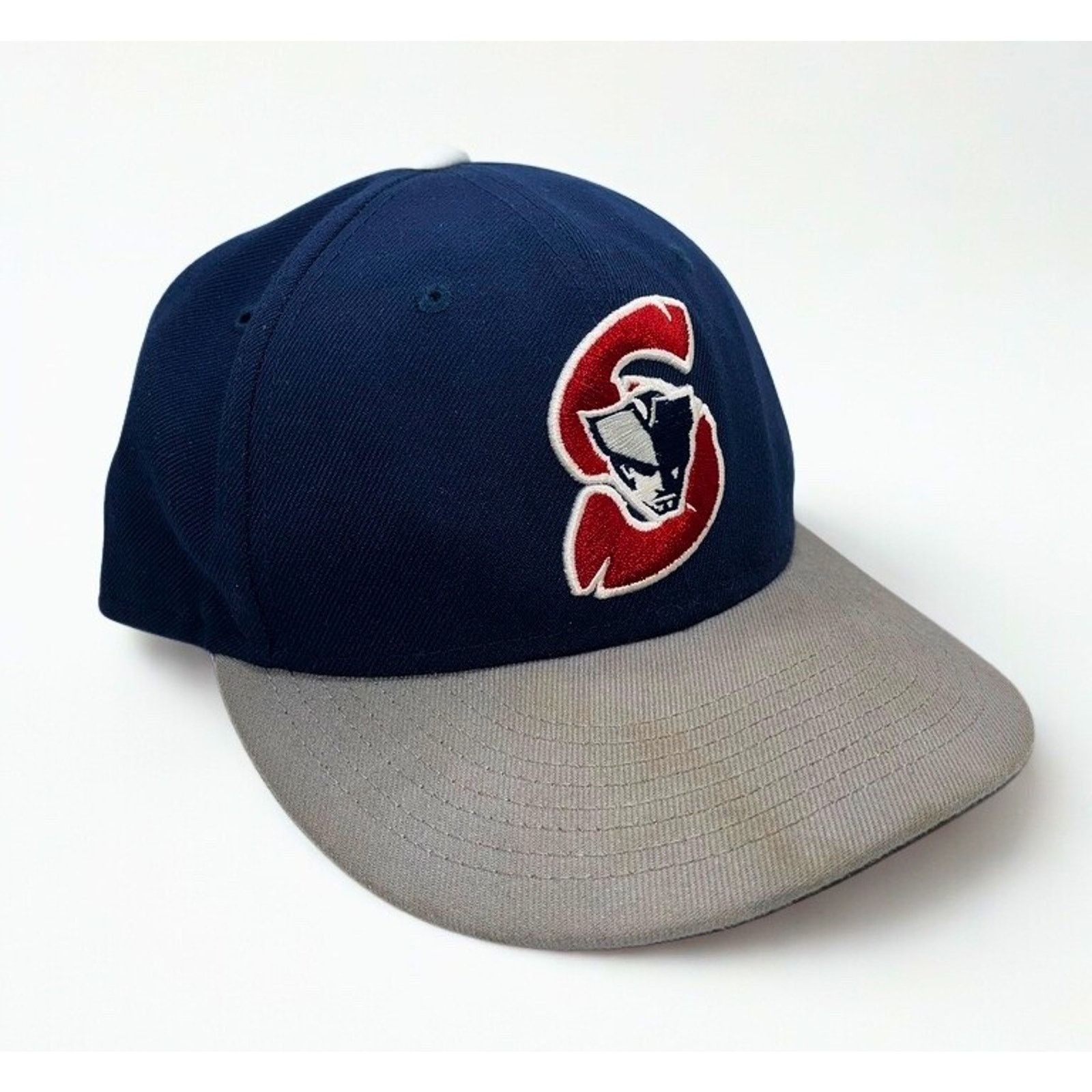 New Era Somerset Patriots New Era 59FIFTY Hat 7 1/4 Navy MiLB EUC Size ONE SIZE - 6 Thumbnail