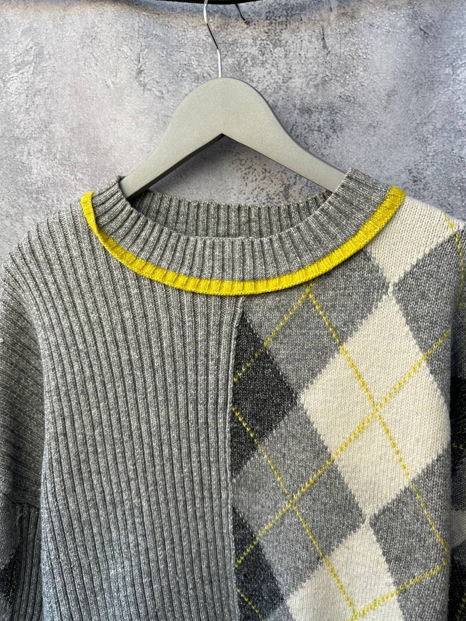 Pringle Of Scotland Pringle of Scotland x H&M Argyle Knit Sweater Oversized Size L / US 10 / IT 46 - 5 Thumbnail