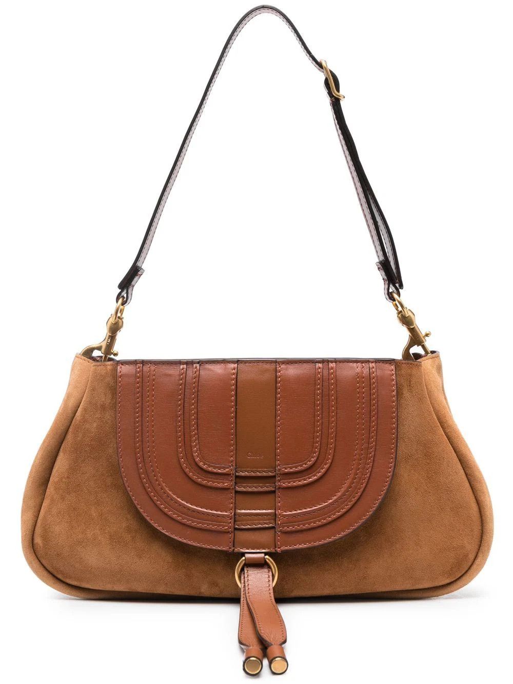 Chloe o1loc1c1024 Size: OS / Marcie Clutch in Caramel Size ONE SIZE - 1 Thumbnail