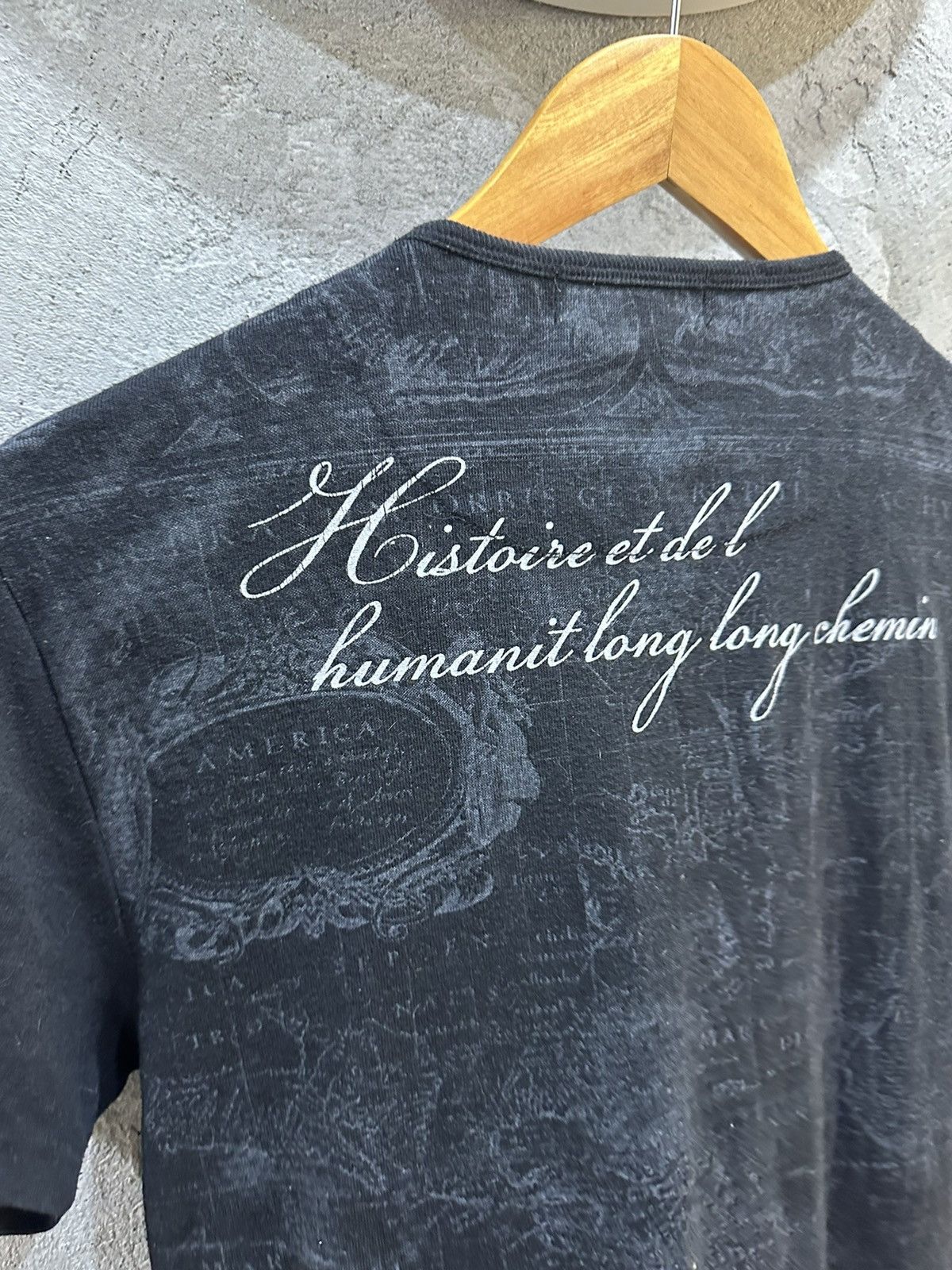 In The Attic 2000s - In The Attic Poem Zipper Tshirt Size US M / EU 48-50 / 2 - 12 Thumbnail