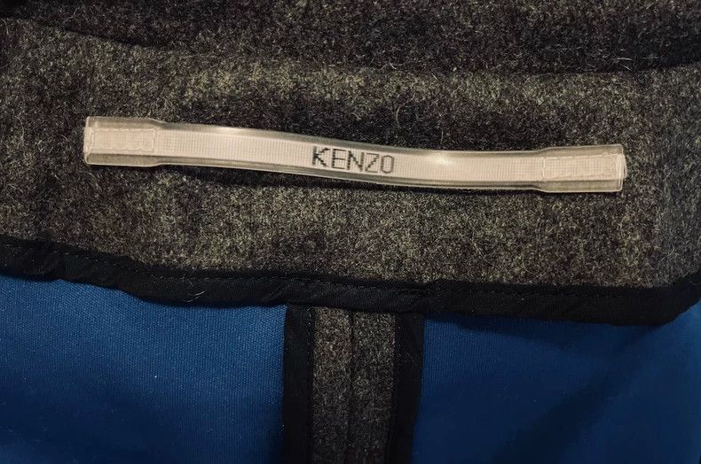 Kenzo KENZO Black Wool Coat Size US S / EU 44-46 / 1 - 3 Thumbnail