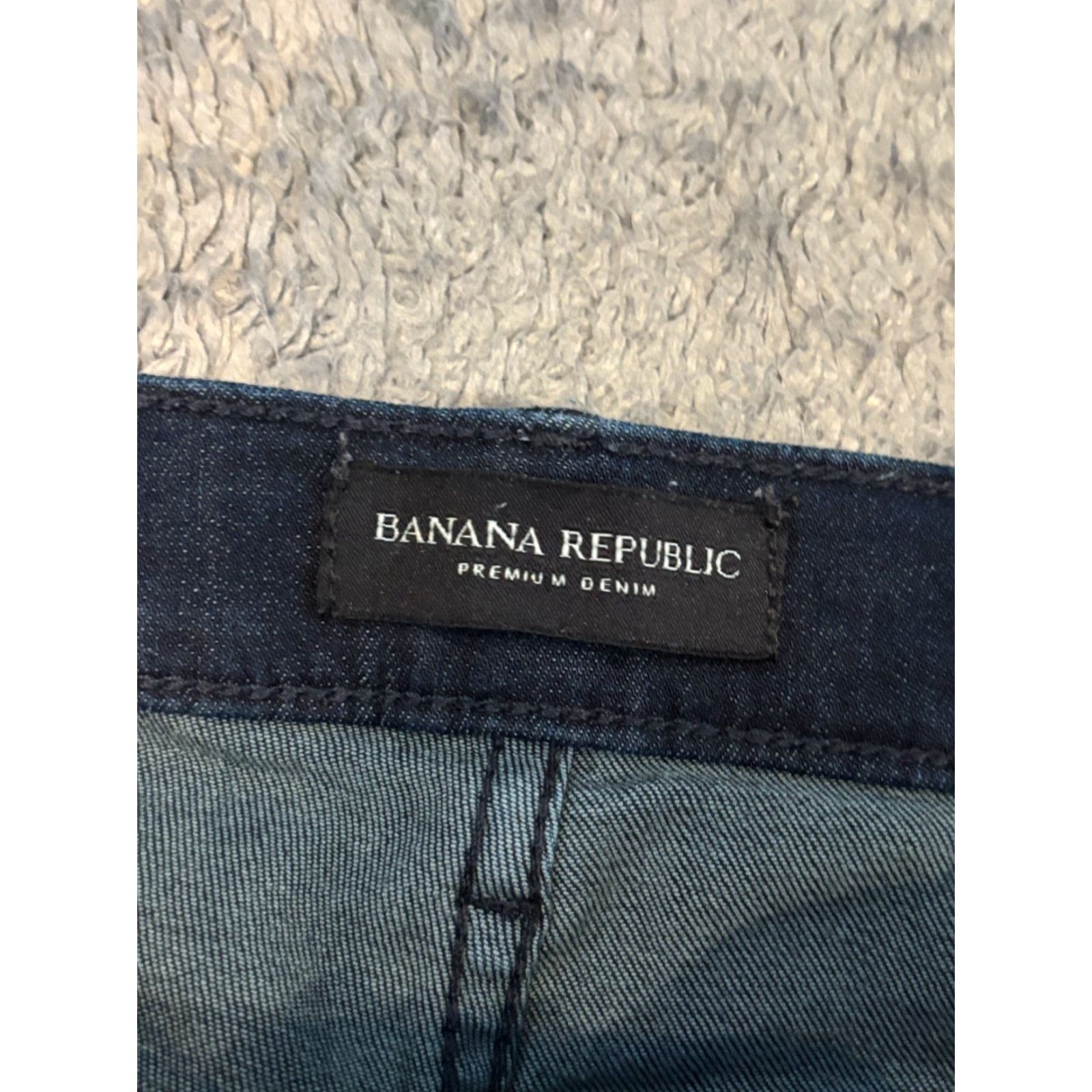 Banana Republic Banana Republic Jeans Women 27 Premium Denim Skinny Blue Dark Wash Stretch Slim 5-Pocket Womens Jeans Size 27" / US 4 / IT 40 - 2 Thumbnail