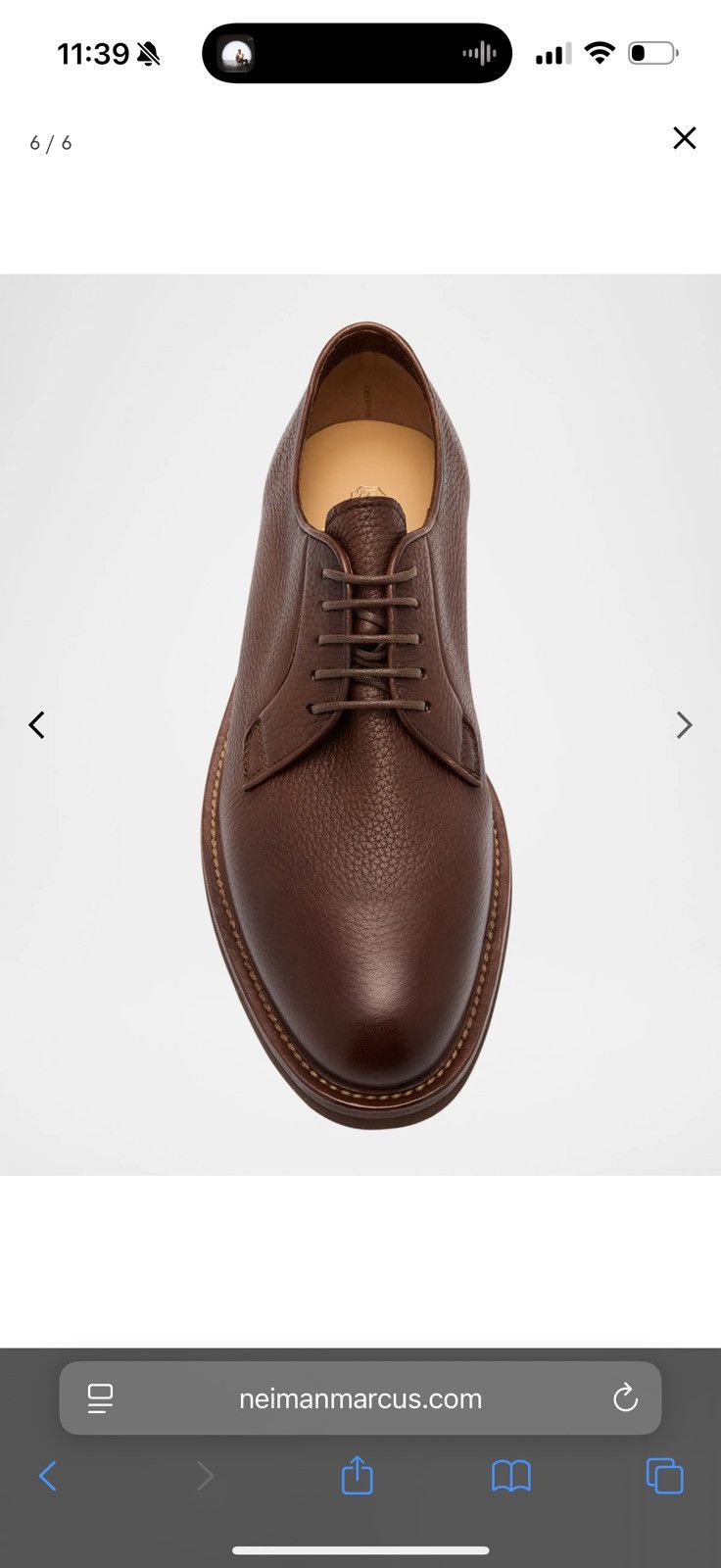 Brunello Cucinelli Brunello Cucinelli Deerskin Derby Shoes Size US 11 / EU 44 - 9 Thumbnail