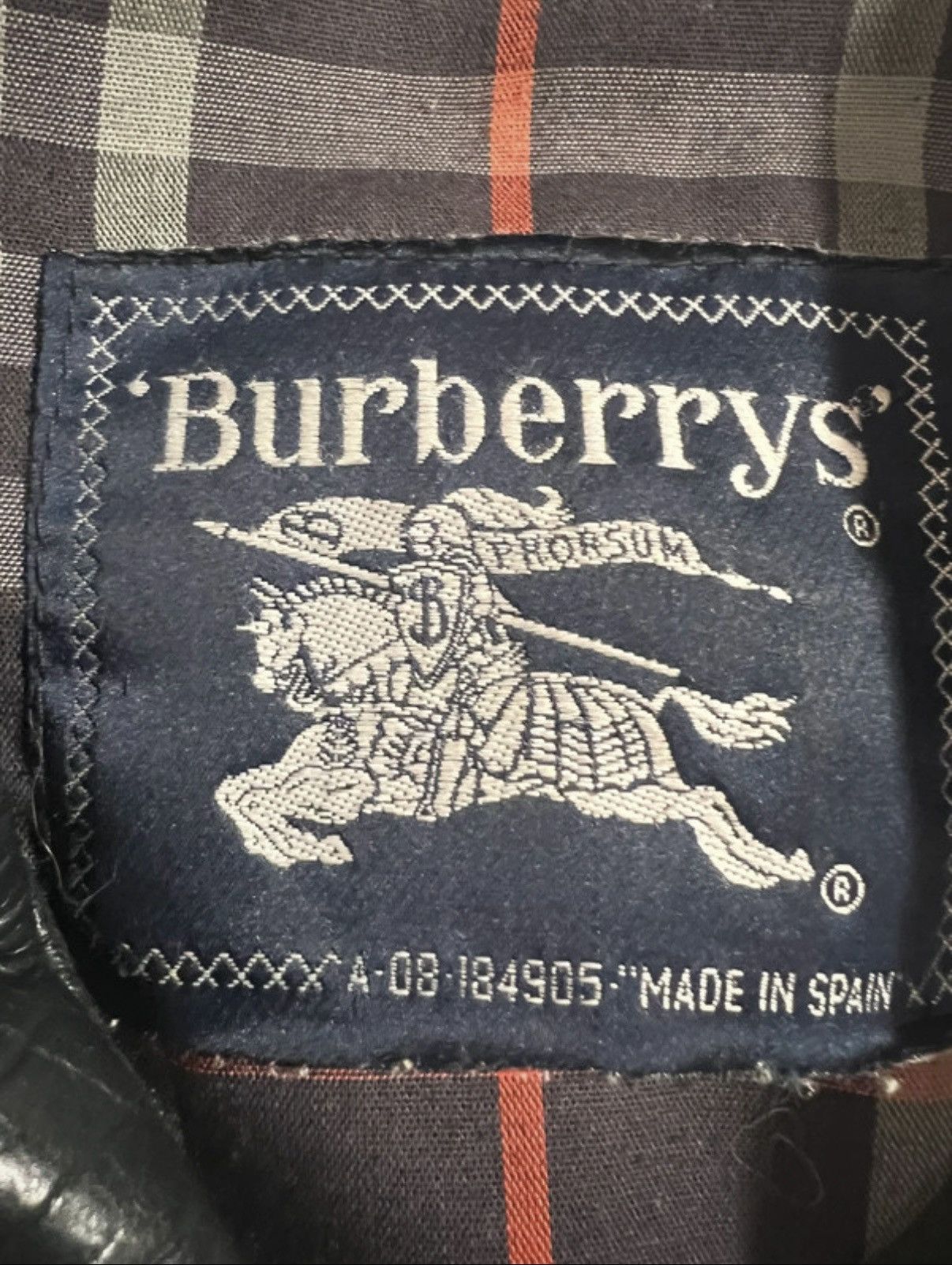Burberry Vintage leather bomber jacket Burberry Burberrys L Size US L / EU 52-54 / 3 - 4 Thumbnail