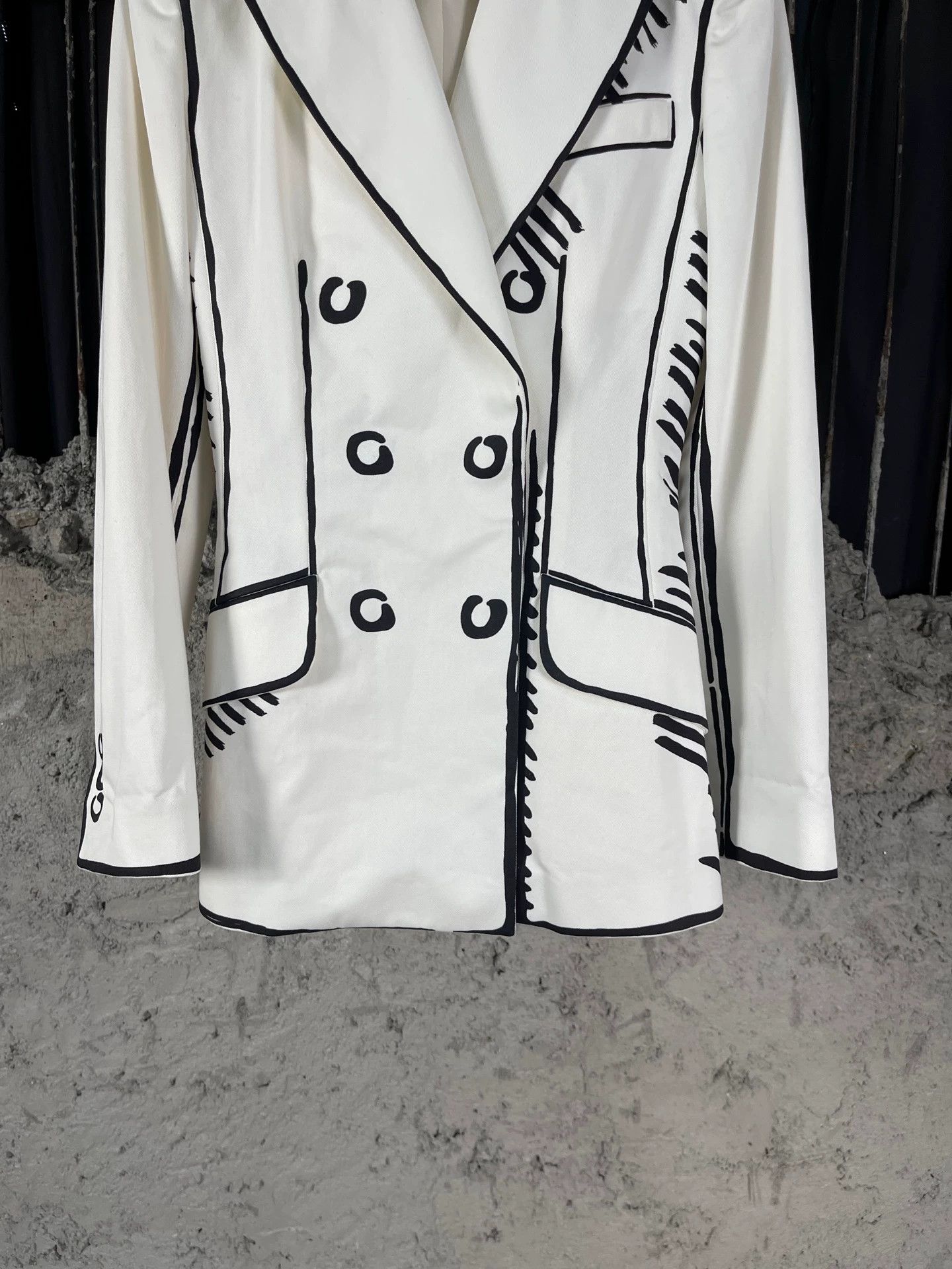 Fendi Fendi Double-Breasted Suit Jacket 36 99 New Size XS / US 0-2 / IT 36-38 - 4 Thumbnail