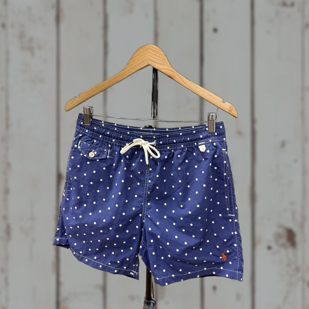 Polo Ralph Lauren Polo Ralph Lauren Nylon Swim Trunks Shorts Casual Swimsuit S Dark Blue Mens Shorts Size US S / EU 44-46 / 1 - 1 Thumbnail