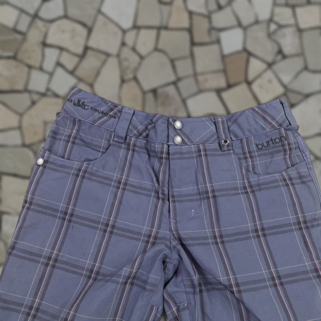 Burton Burton Pants Womens Blue Plaid DRYRIDE Snow Pants Skiing Size 26" / US 2 / IT 38 - 1 Thumbnail