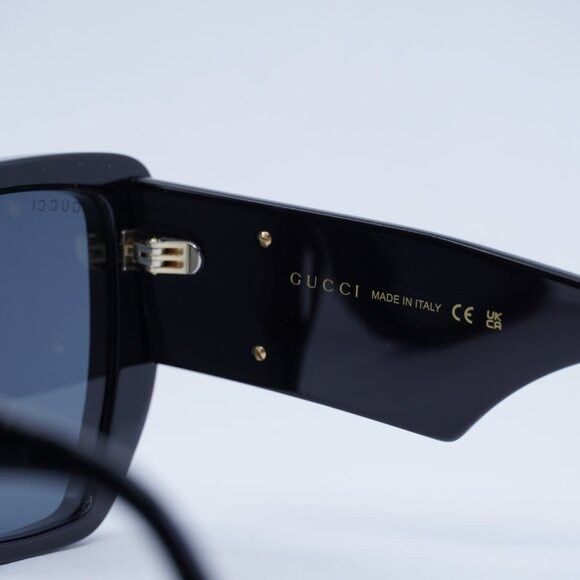 Gucci Gucci GG0956S 003 Sunglasses Black Square Frame, Grey Lenses Size ONE SIZE - 9 Thumbnail