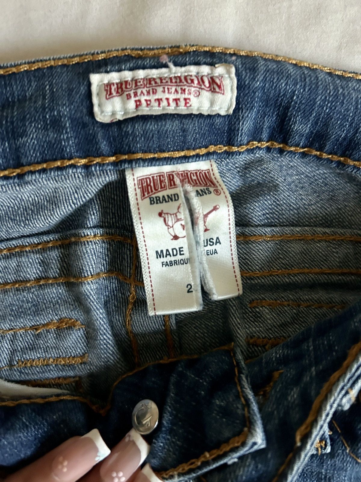 True Religion True Religion Petite Women’s Medium Wash Bootcut Denim Size 25" / US 0 / IT 36 - 6 Thumbnail