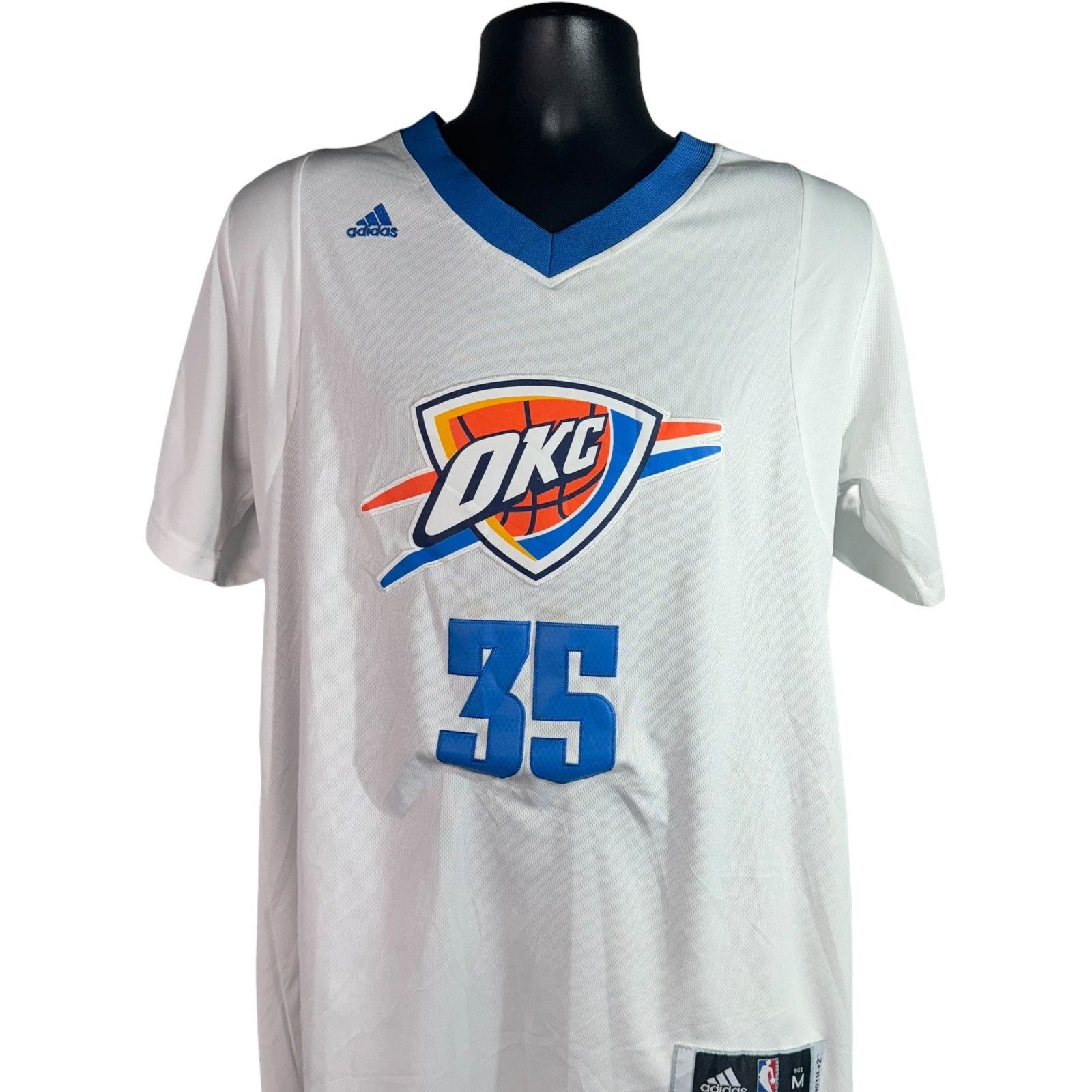 Adidas NBA Oklahoma City Thunder #35 Kevin Durant Jersey Size US M / EU 48-50 / 2 - 2 Thumbnail