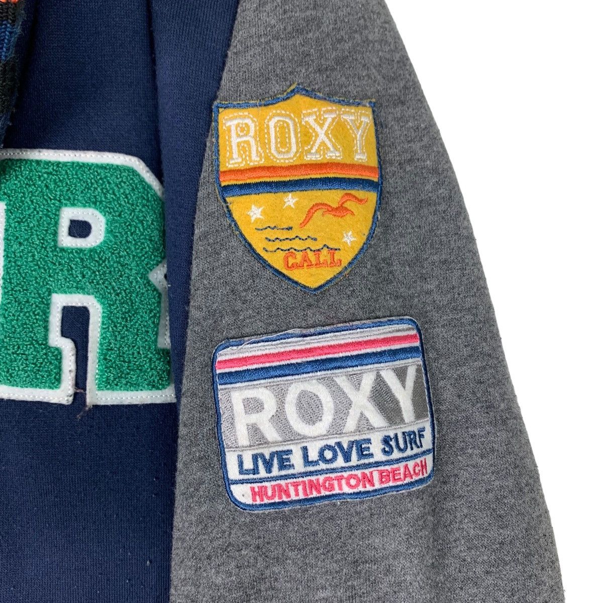 Japanese Brand California ROXY Surf Team Big Logo Varsity #0906-C40 Size US L / EU 52-54 / 3 - 14 Thumbnail