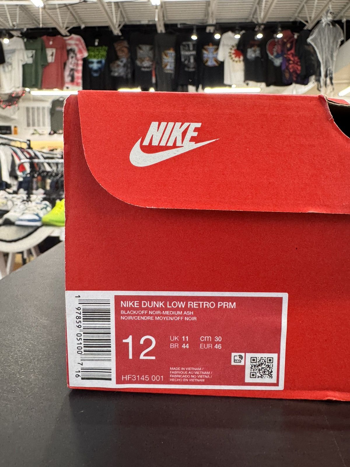 Nike Nike Dunk Low Premium Black Off Noir Size 12 (2025) Size US 12 / EU 45 - 12 Thumbnail