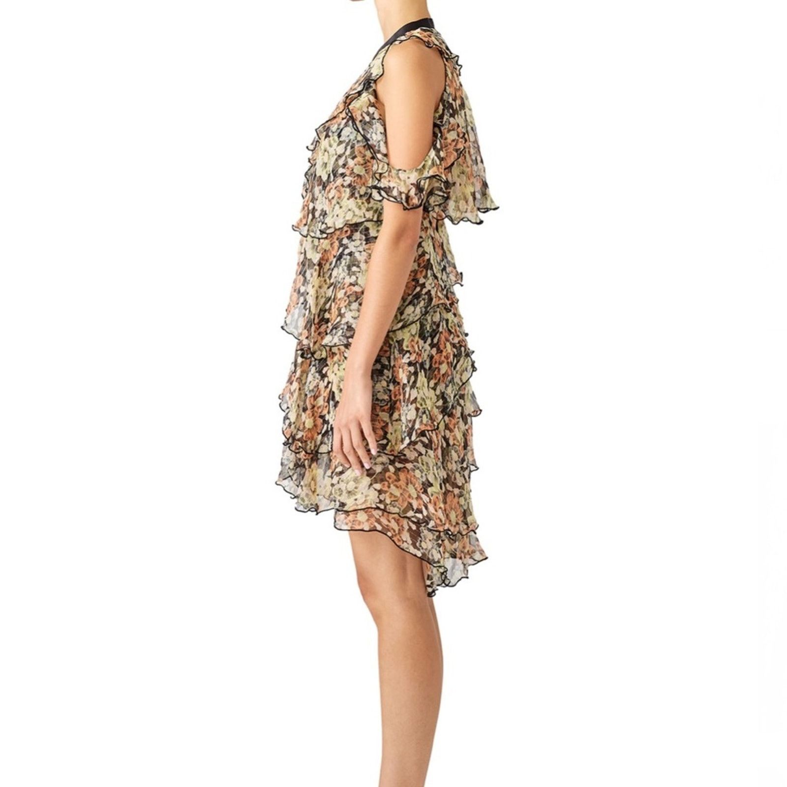 The Kooples The Kooples Wanted Ruffle Mini Dress Size 2 Size XS / US 0-2 / IT 36-38 - 4 Thumbnail