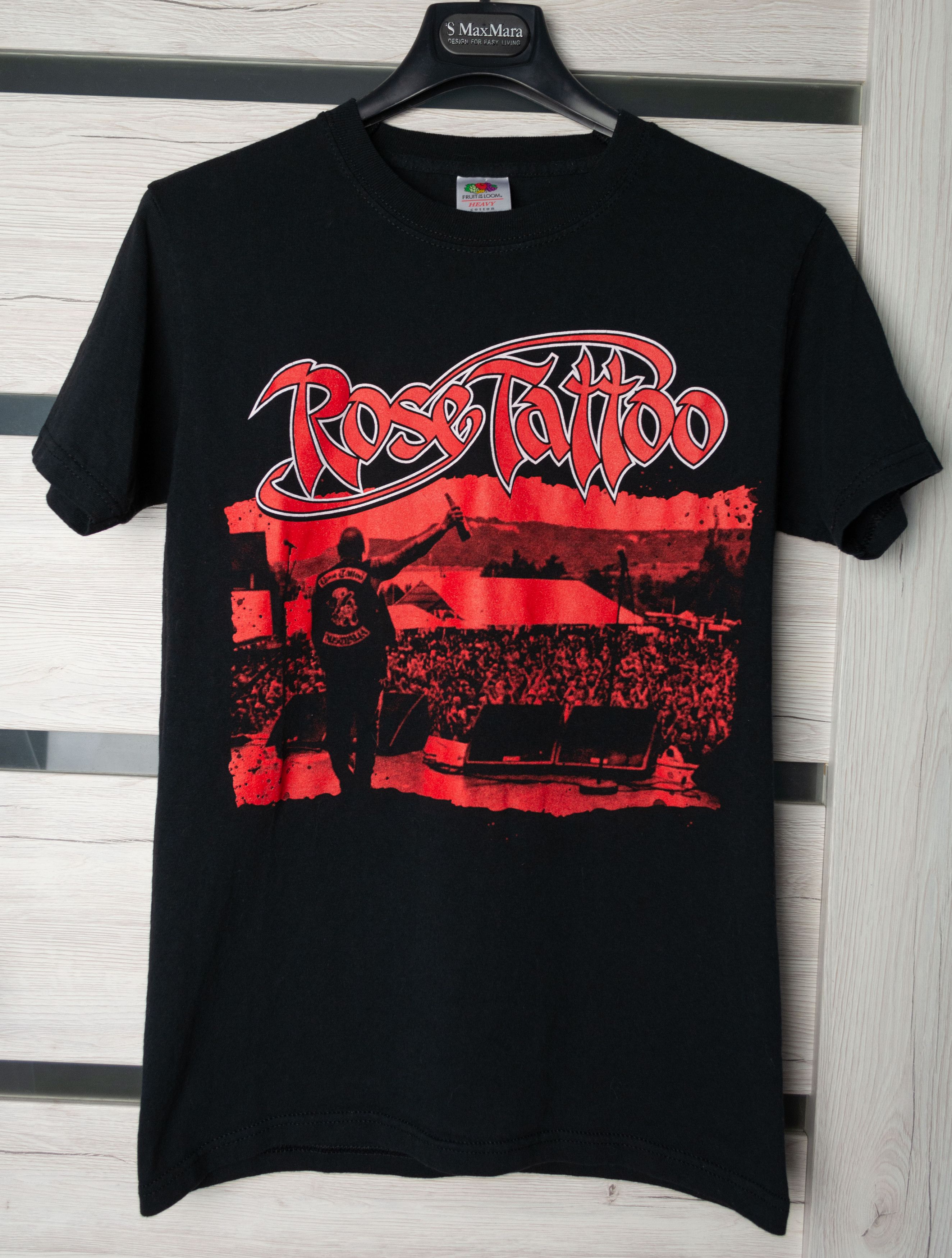 Band Tees × Fruit Of The Loom × Vintage ROSE TATTOO BLOOD BROTHERS 2018 t-shirt black Size US S / EU 44-46 / 1 - 1 Thumbnail