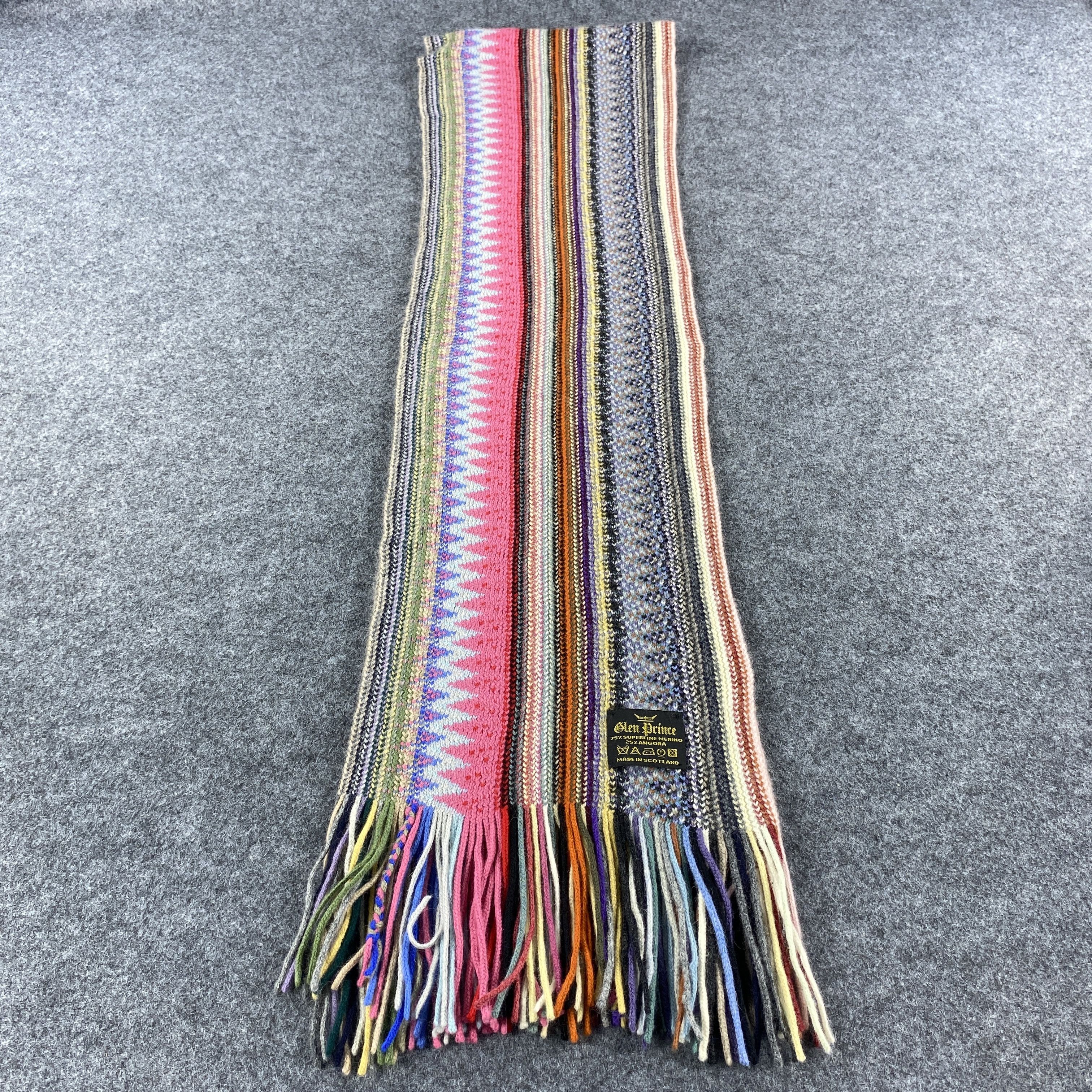 Vintage Glen Prince Scarf # Muffler # Neckwear # D528 Size ONE SIZE - 4 Thumbnail