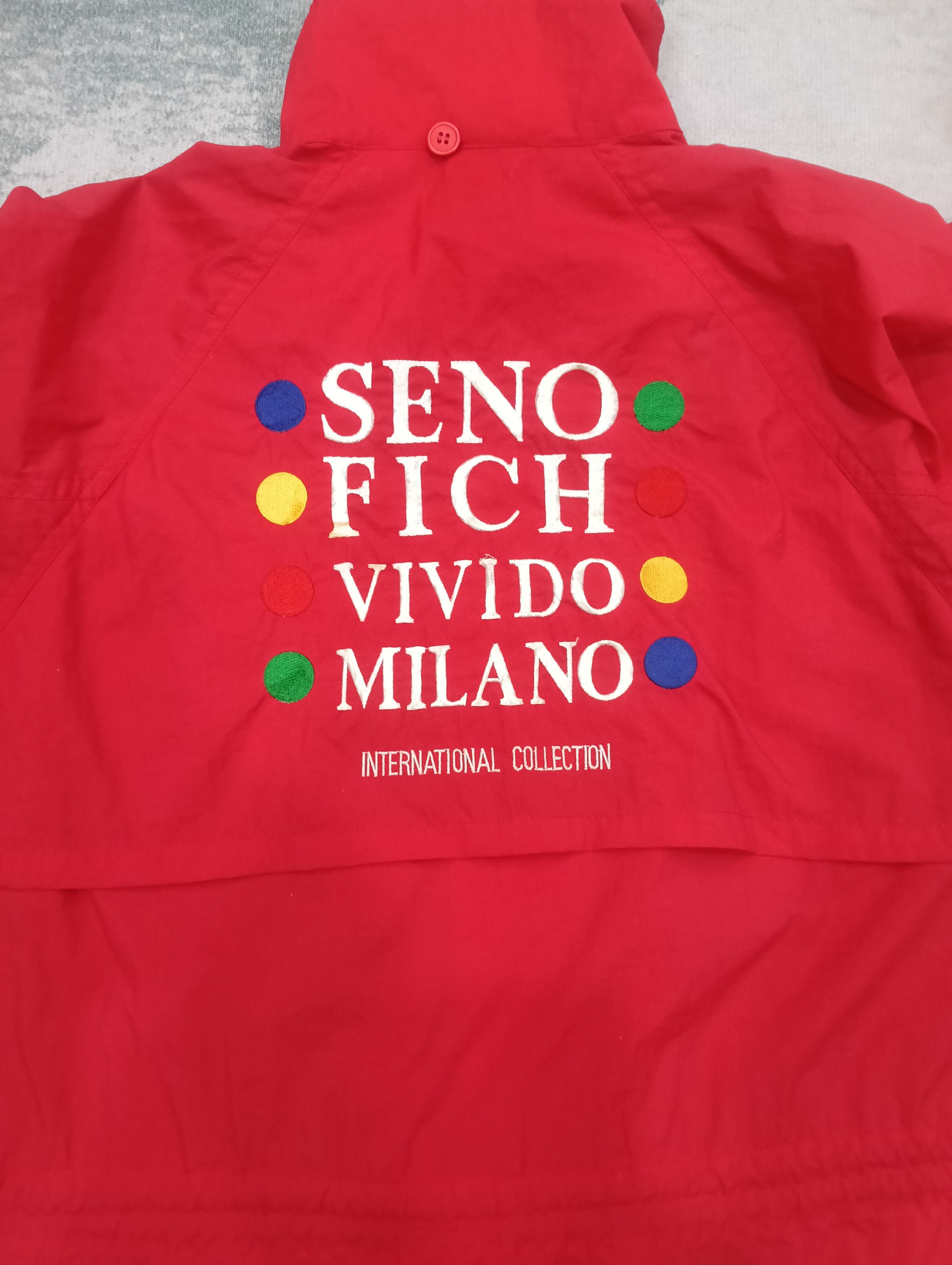 Vintage Vintage Seno Fich Like Long Windbreakers Size XL / US 12-14 / IT 48-50 - 1 Thumbnail