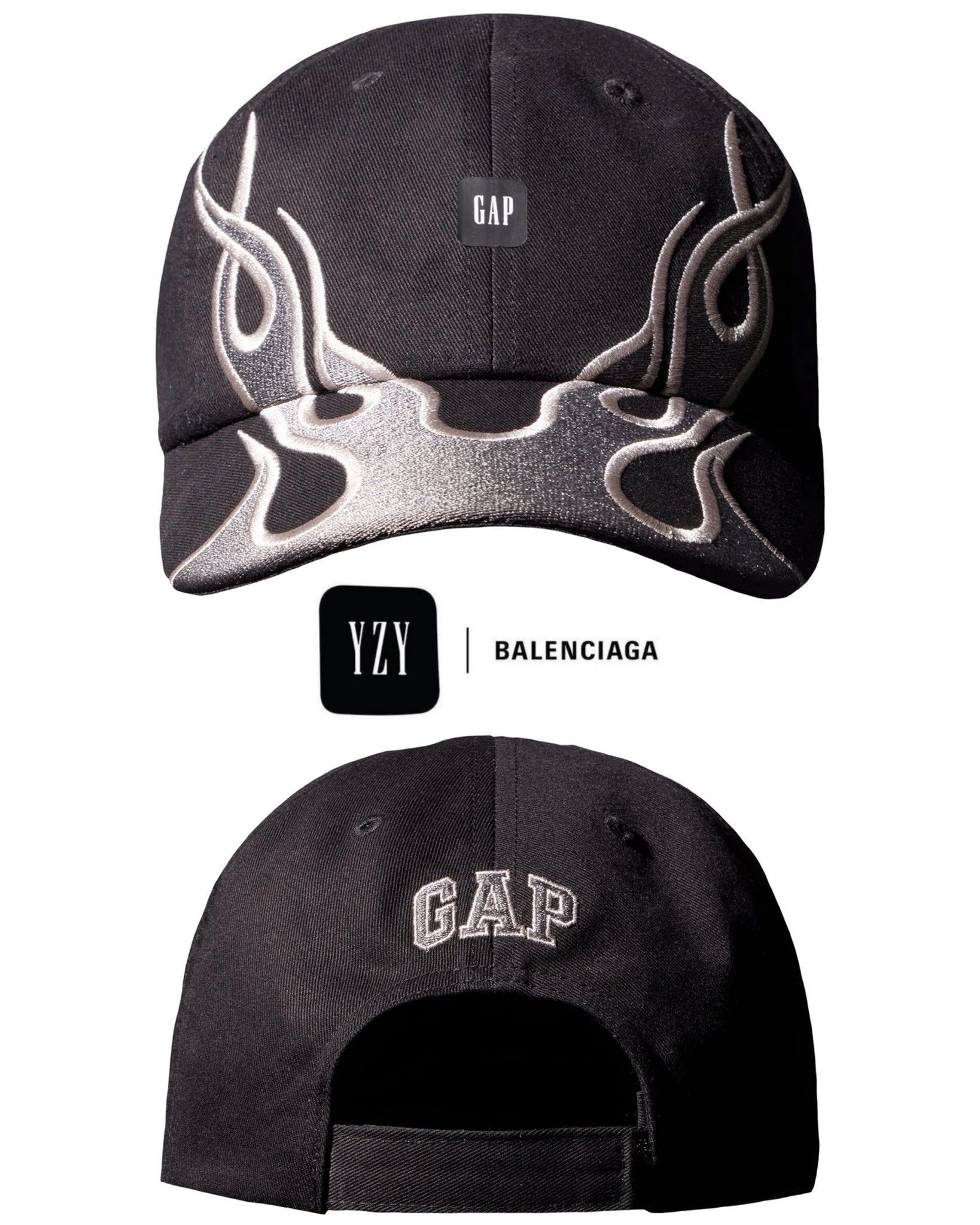 YZY GAP キャップ　ブラック YZY GAP キャップブラック