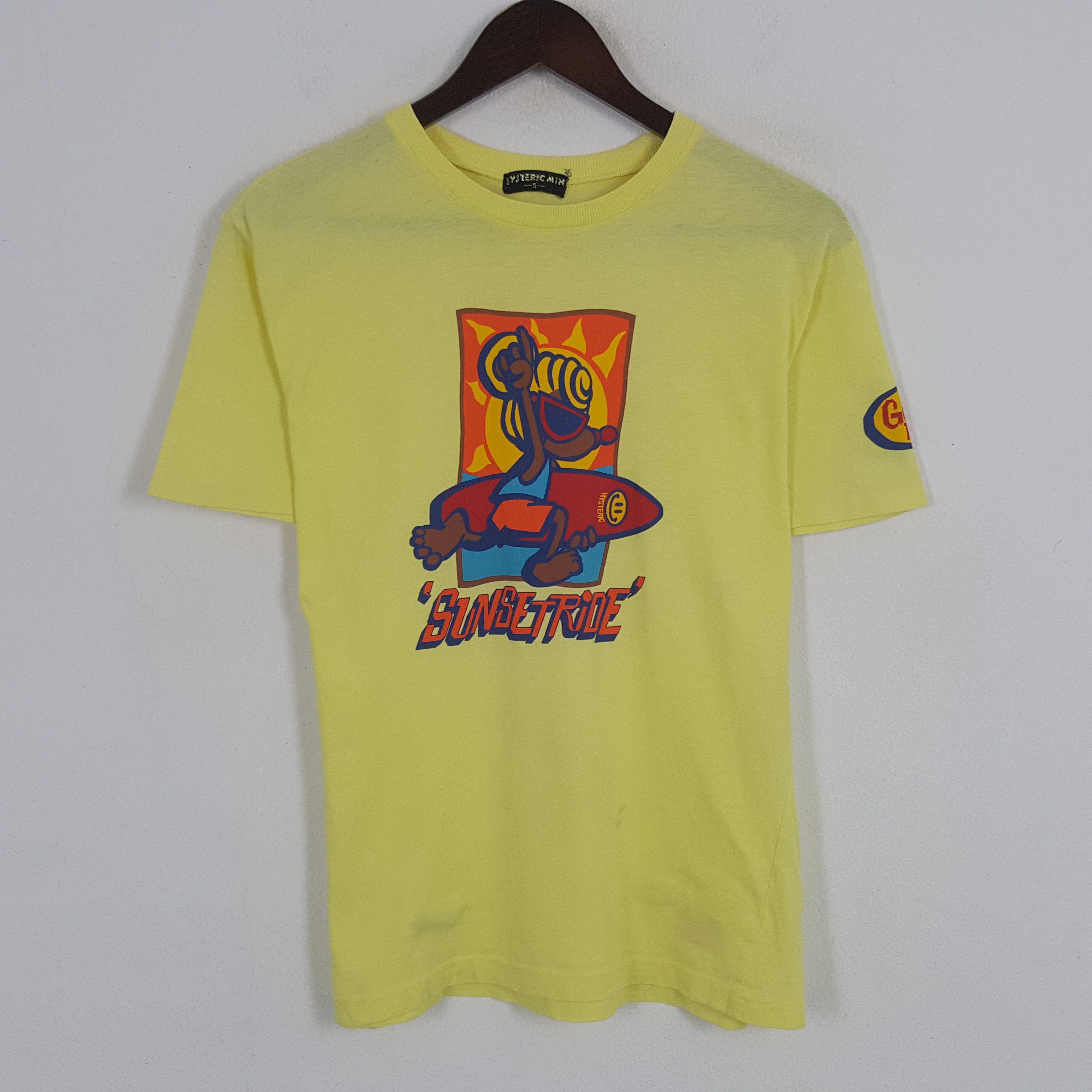 Hysteric Glamour × Japanese Brand × Vintage Vintage Hysteric Mini Sunsetride Tshirt Size US S / EU 44-46 / 1 - 1 Thumbnail