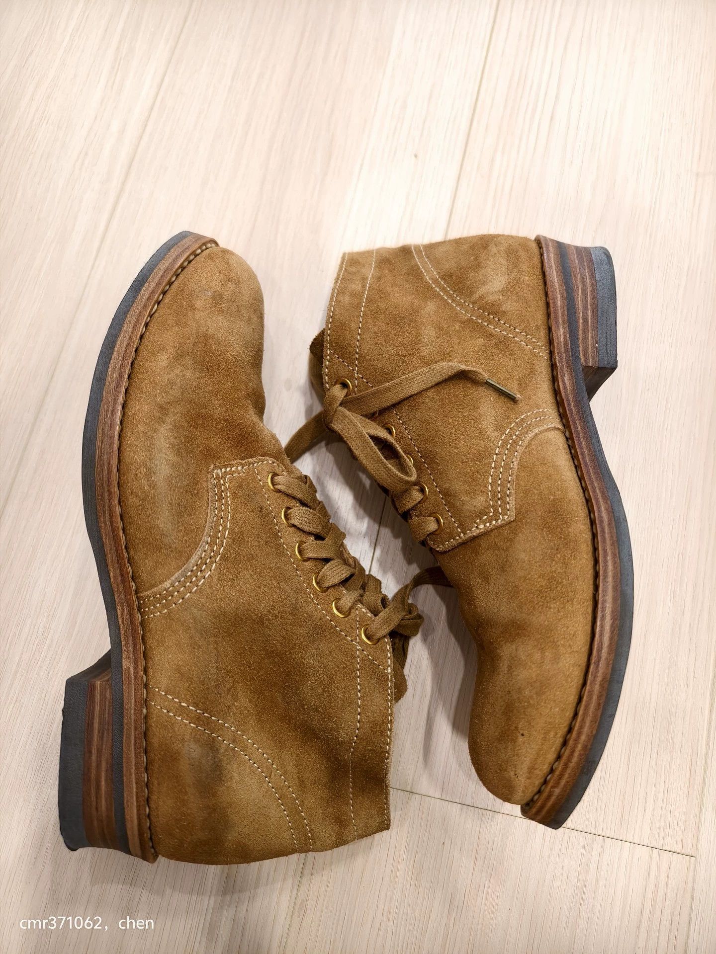 Visvim visvim 17AW Brigadier Boots Mid-Folk Veg Suede Camel 8.5 95 Size US 8.5 / EU 41-42 - 2 Thumbnail