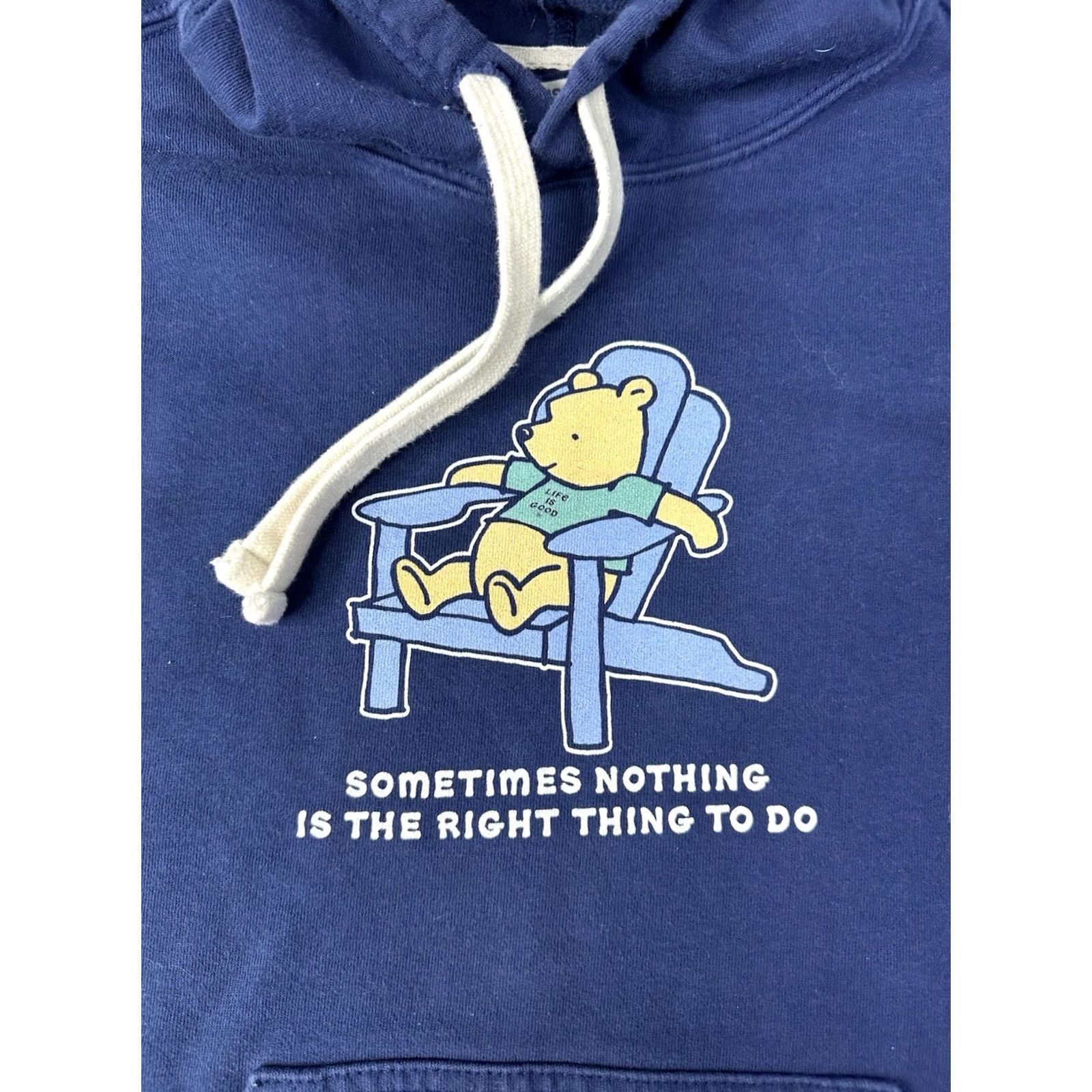 Life is Good Life Is Good Women's Winnie Adirondack Simply True Fleece Hoodie M Blues Pullover Activewear Womens Medium Size M / US 6-8 / IT 42-44 - 2 Thumbnail