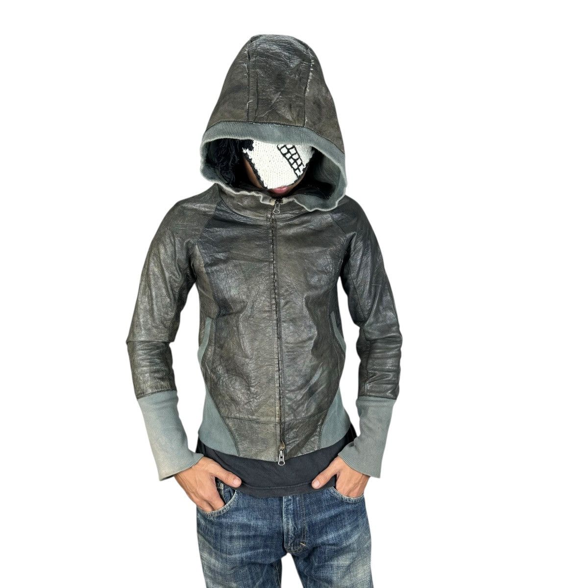 If Six Was Nine 🌟REAL POINT HOODIE GOAT LEATHER JACKET Size US S / EU 44-46 / 1 - 3 Thumbnail
