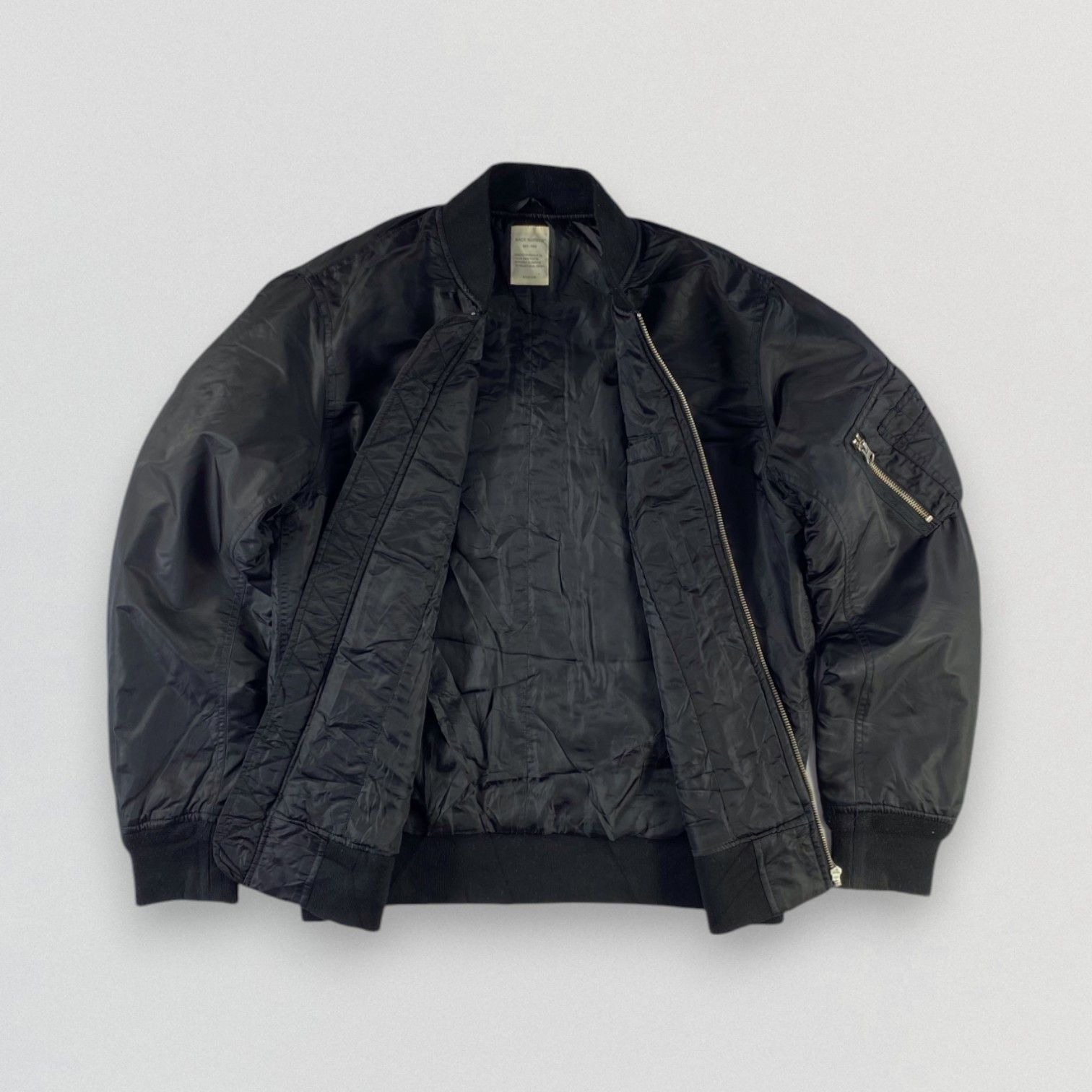 Japanese Brand Japanese Brand Back Number Bomber Jacket Size US L / EU 52-54 / 3 - 2 Thumbnail