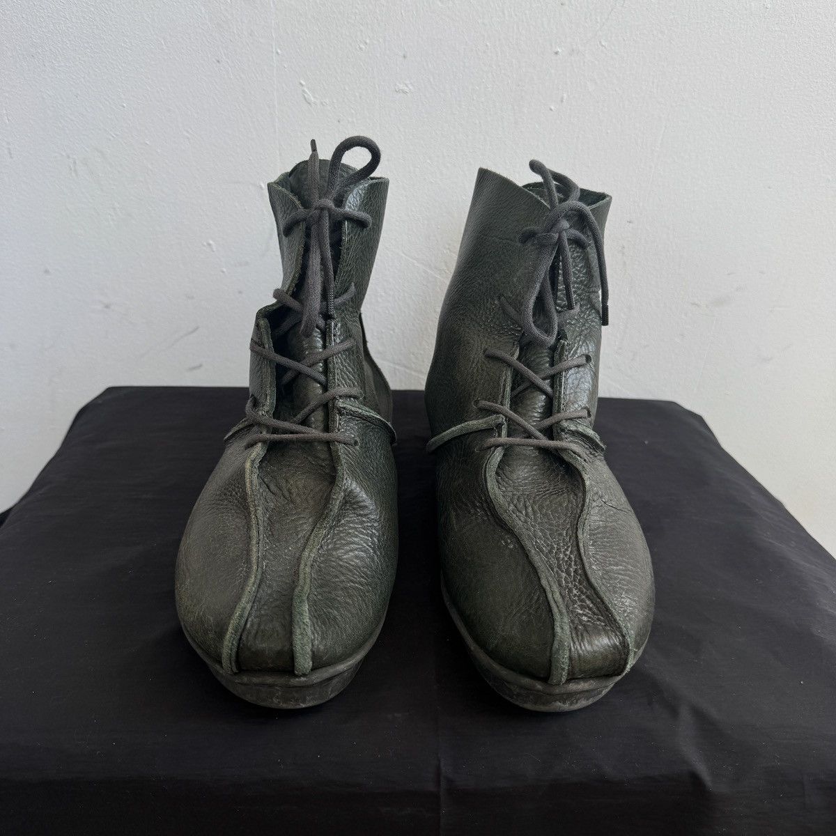 Trippen 00's Trippen Goblin Core Avant Garde Leather Boots Size US 8 / IT 38 - 3 Thumbnail