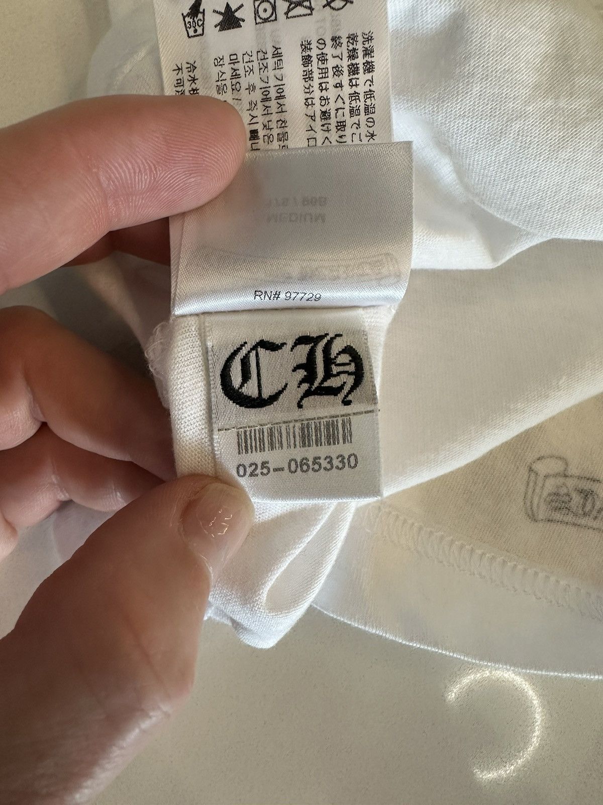 Chrome Hearts Chrome Hearts CH + Abramovic T-Shirt white Size US M / EU 48-50 / 2 - 7 Thumbnail