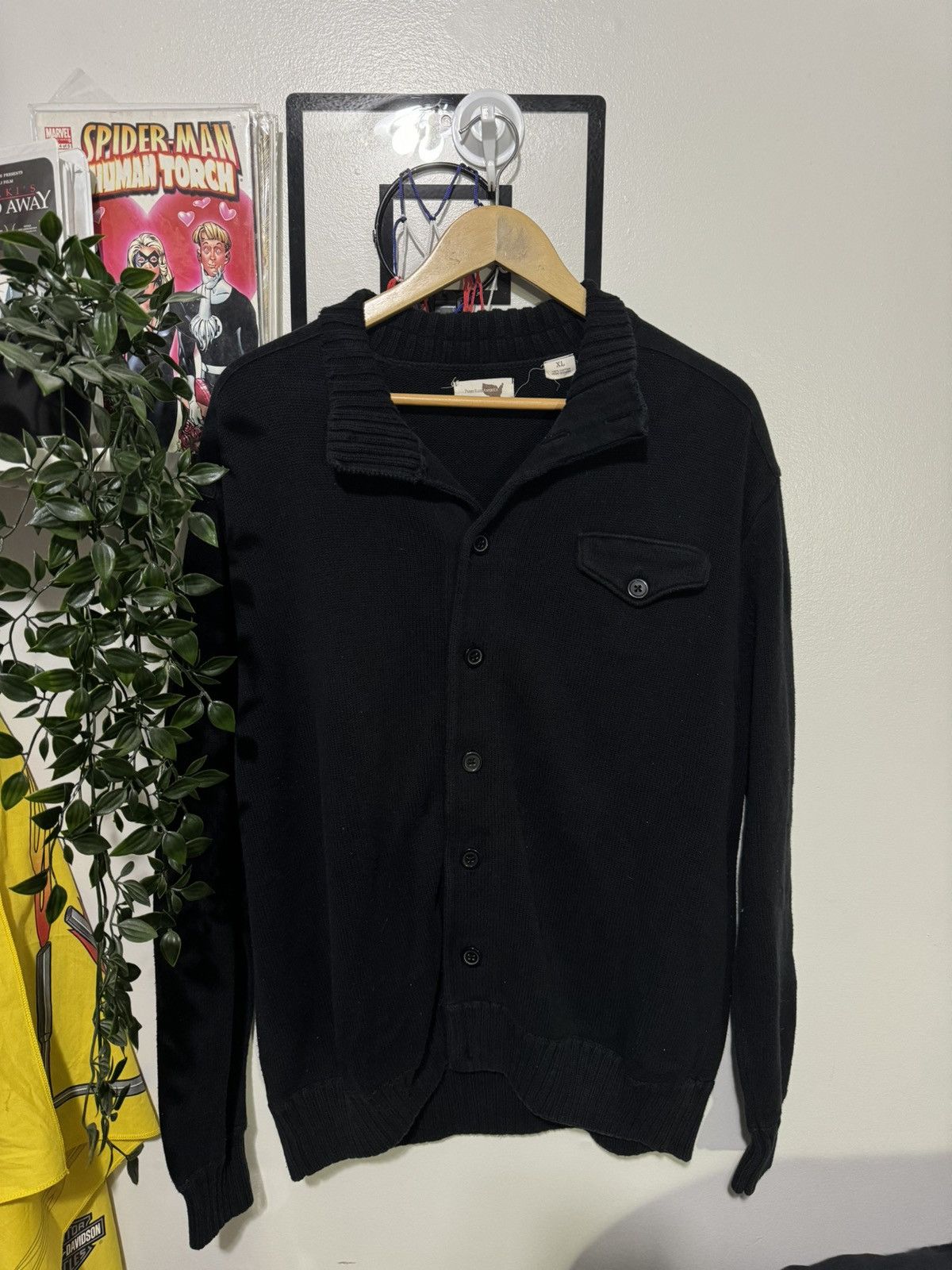 Team Cozy × Vintage 90s Knits Cardigan Size US XL / EU 56 / 4 - 1 Thumbnail