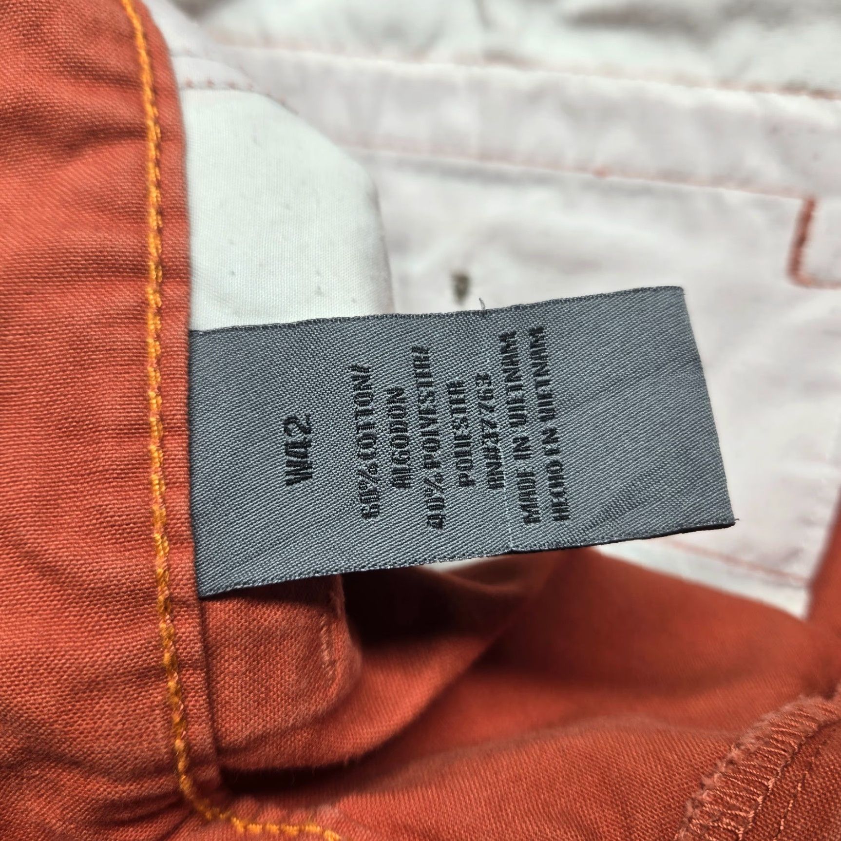 Savane Savane Bermuda Shorts Adult Men’s Size W42 Orange Solid Pockets Zip Flat Front 9.5in Inseam Casual Summer Men Size US 42 / EU 58 - 2 Thumbnail
