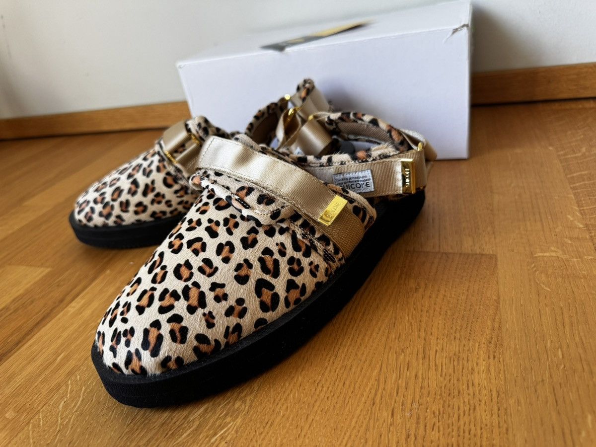 Suicoke NOTS VHL Leopard Print Leather Sandals Size US 11 / EU 44 - 10 Thumbnail