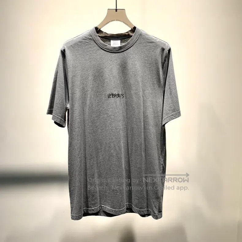 Vetements SS18 Embroidered Baseball Logo T-shirt - New | Grailed