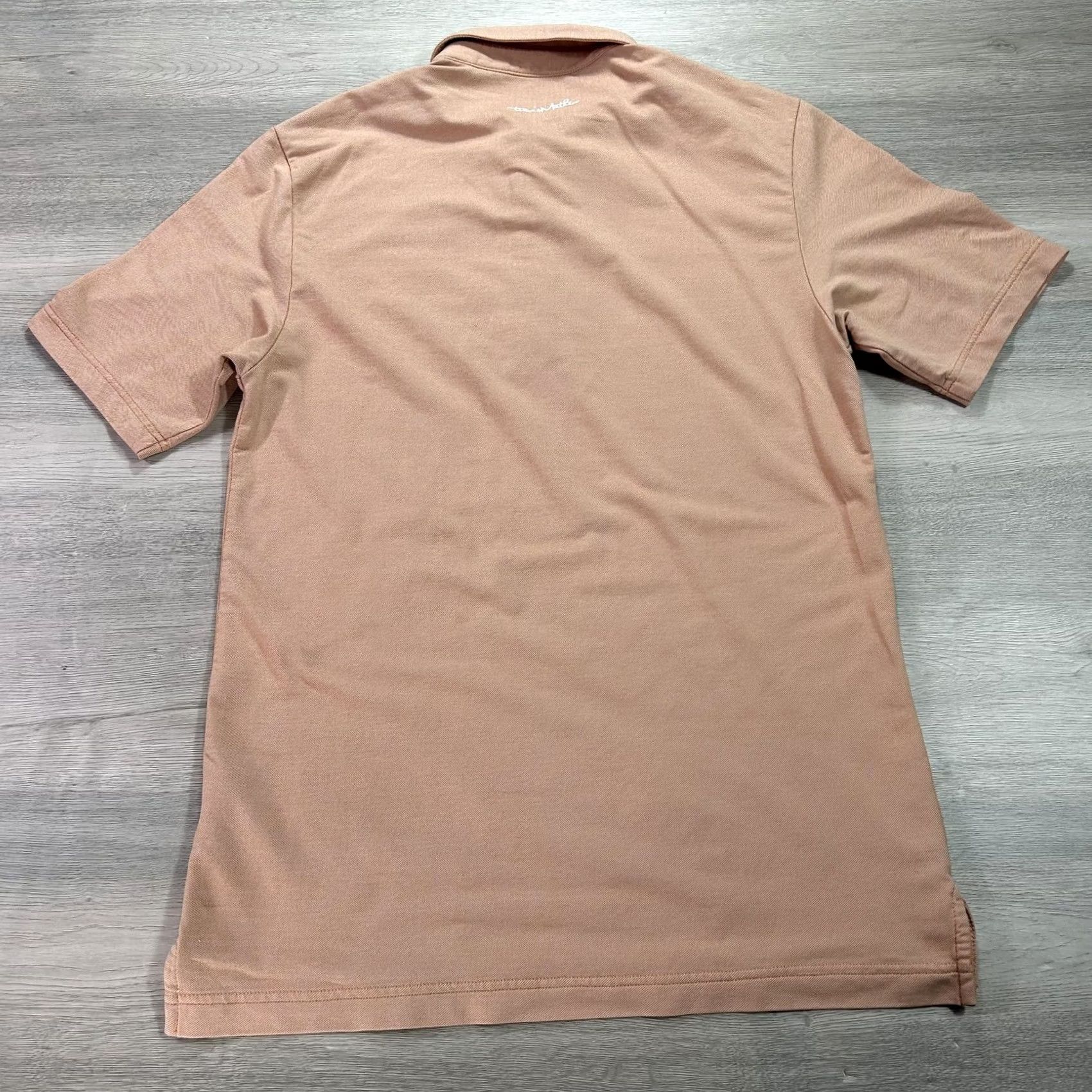 TravisMathew Travis Mathew Polo Shirt Mens Large Pink Stretch Golf Short Sleeve Shirt Size US S / EU 44-46 / 1 - 2 Thumbnail