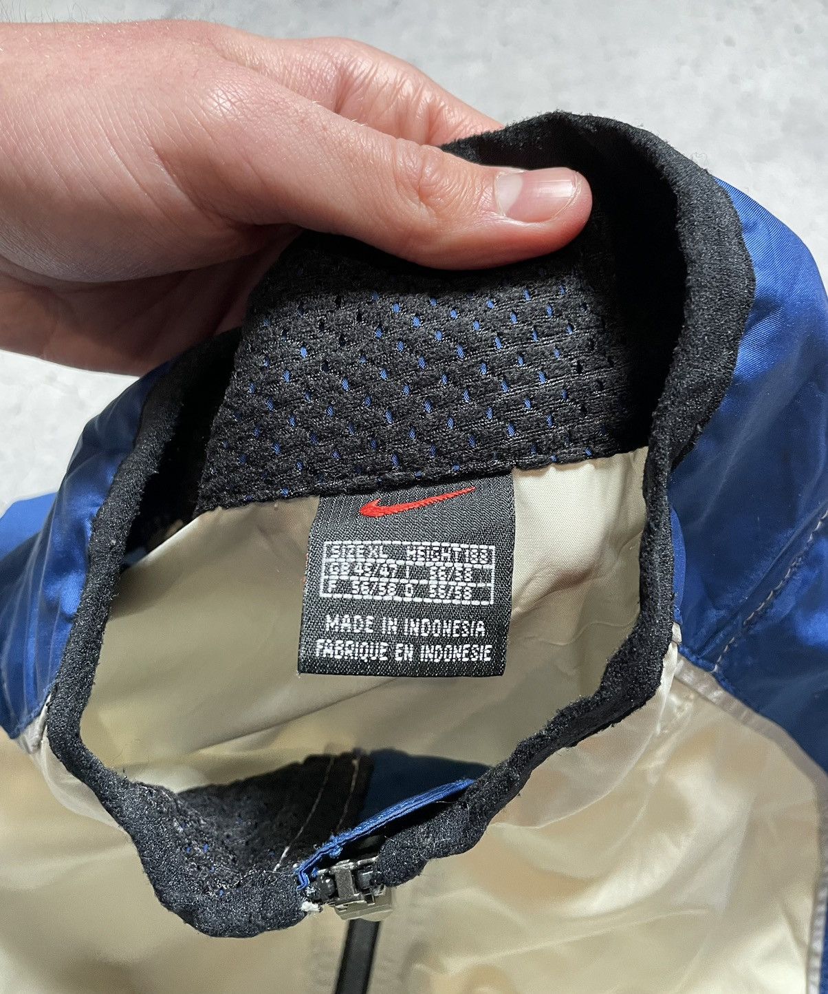 Nike × Vintage Vintage 90's Nylon Nike Drill Swoosh Vest Y2K Size US XL / EU 56 / 4 - 10 Thumbnail