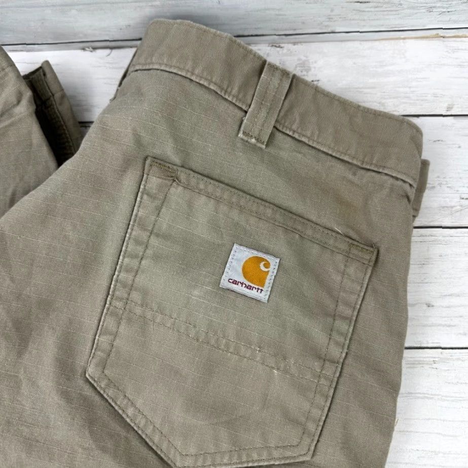 Carhartt Carhartt Pants Men’s 38x30 Carpenter Double Knee Utility Cotton Tan Desert 90s Grunge USA Mens Size US 38 / EU 54 - 2 Thumbnail