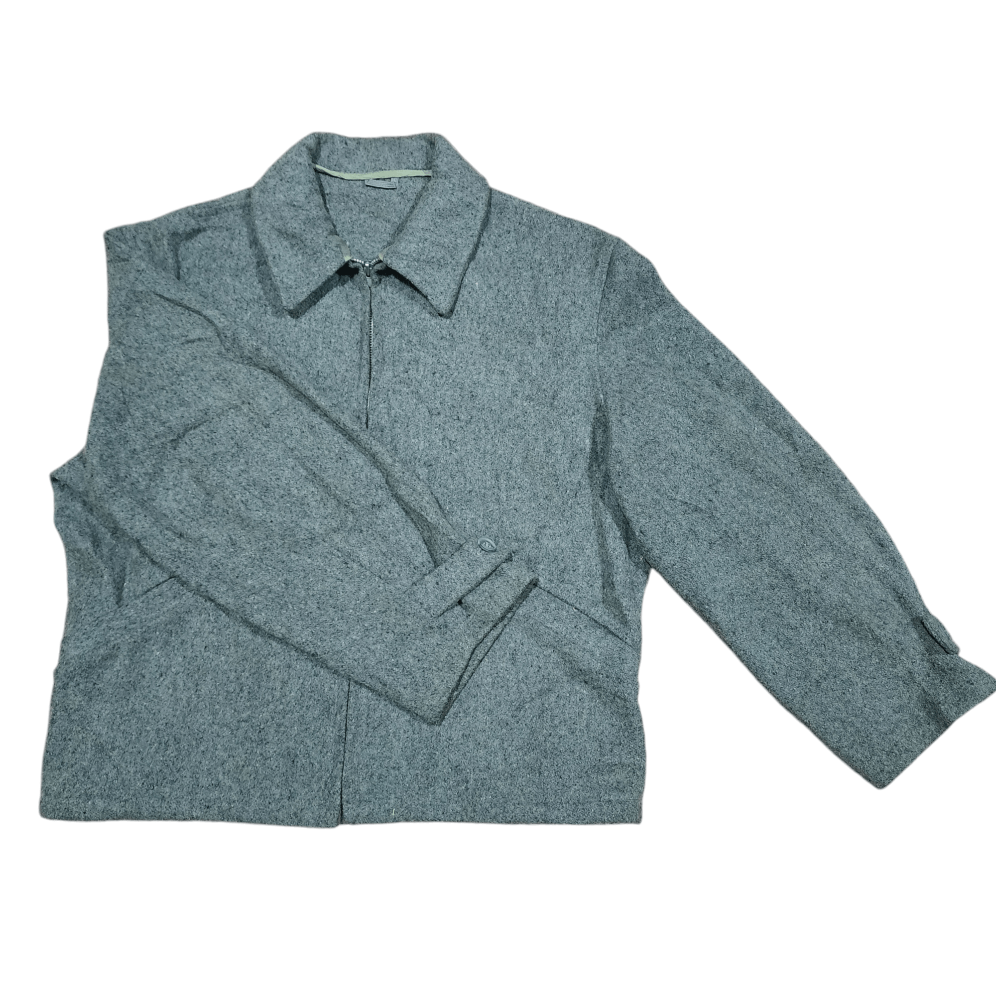 Beams Zipper Wool Jacket