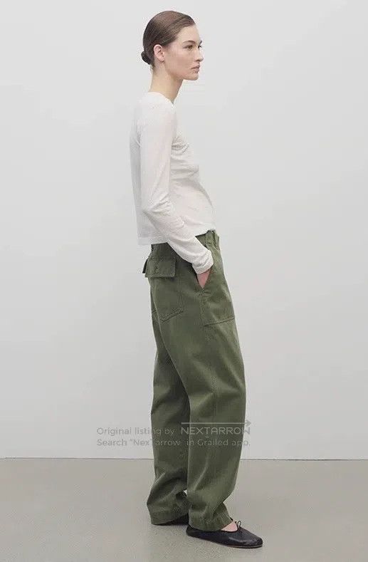The Row The Row size 2 Cotton cargo pants Size 23" - 6 Thumbnail