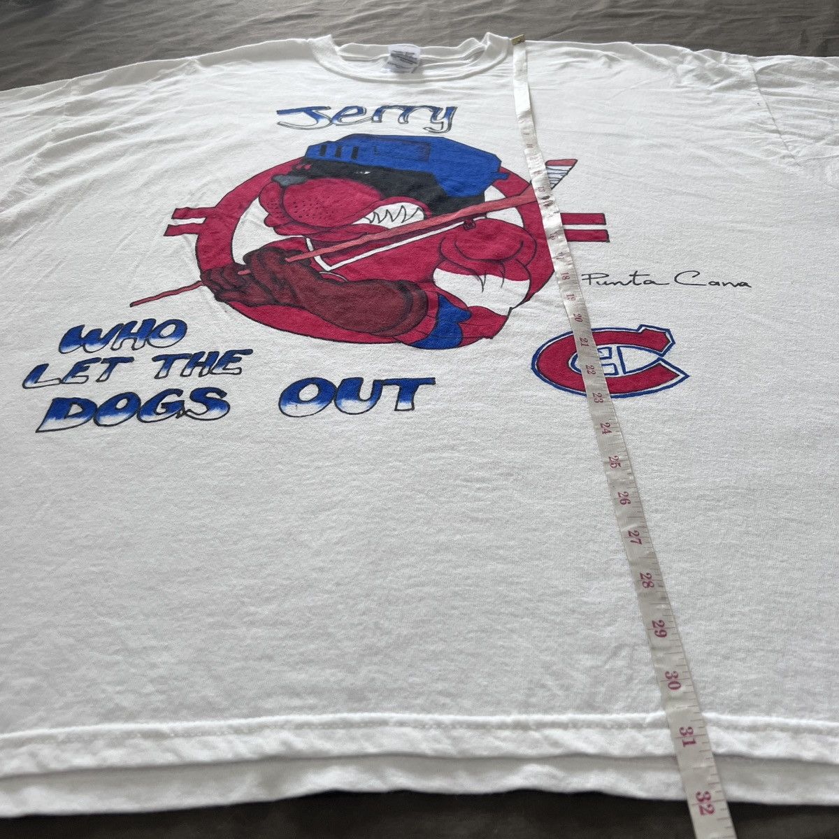 Vintage Y2K Jerry Montreal Canadiens Hockey NHL Tee 3XL oversized Size US XXL / EU 58 / 5 - 7 Thumbnail
