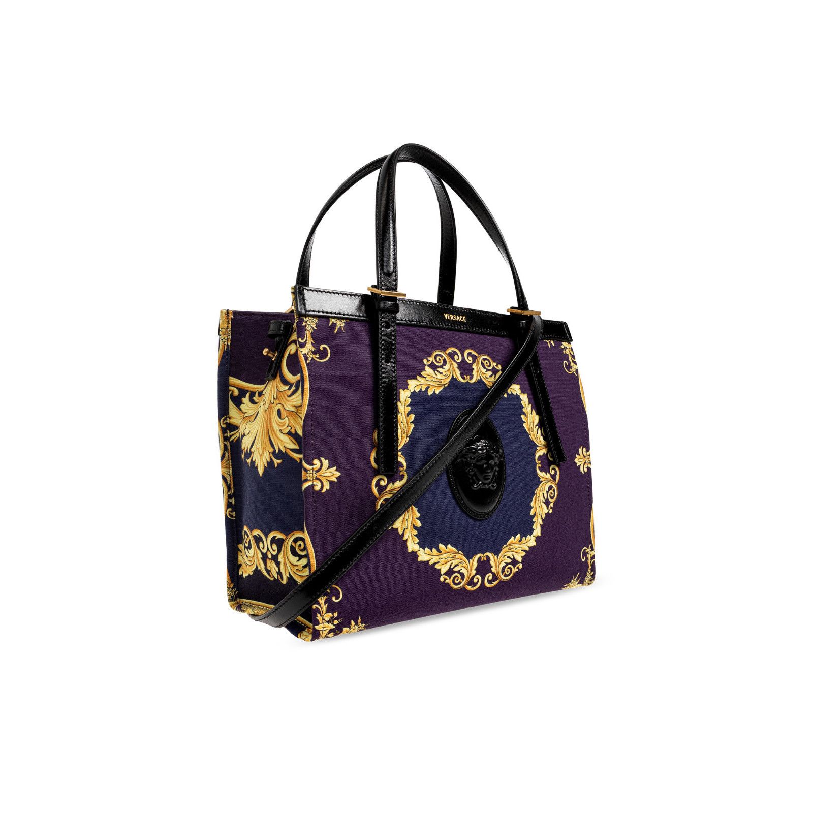 Versace Versace Riviere Purple Tote Bag New & Authentic Size ONE SIZE - 3 Thumbnail